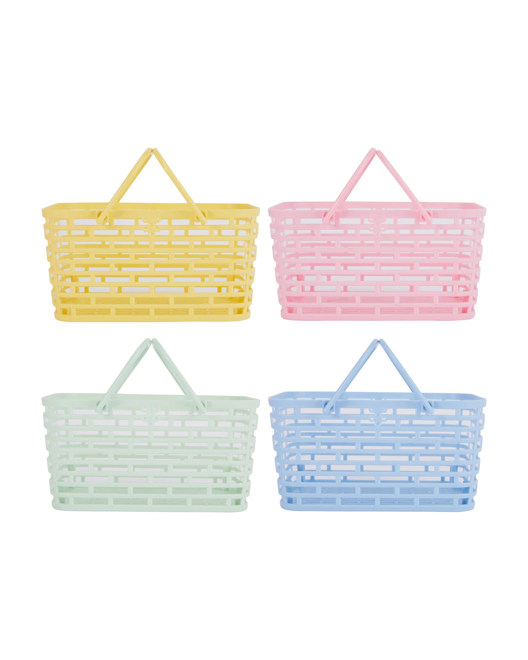 3 Easter Plastic Basket - Assorted, 3 of 5