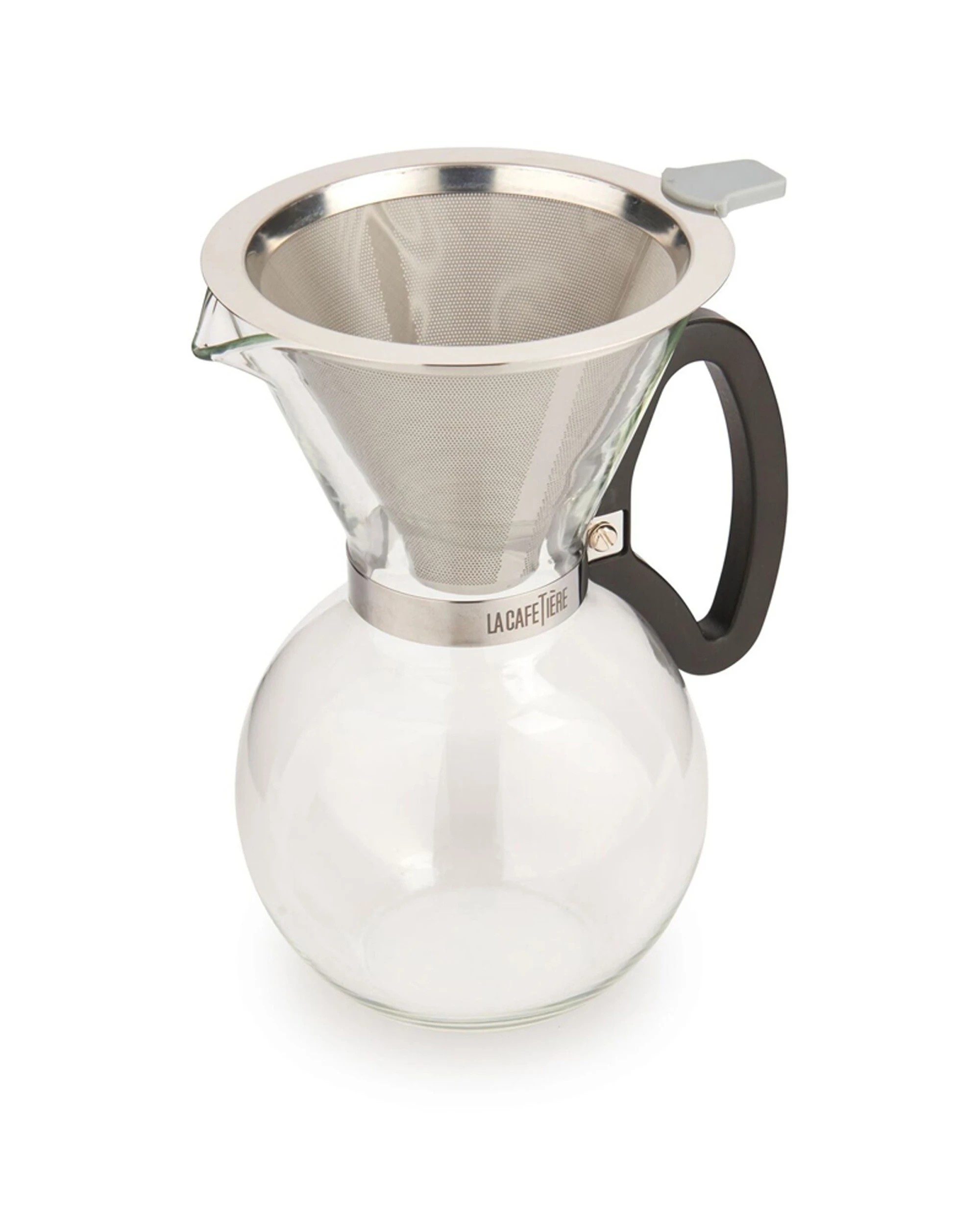 4 LA CAFETIERE Pour Over Stainless Steel Coffee Dripper 12cm - Silver, 4 of 8