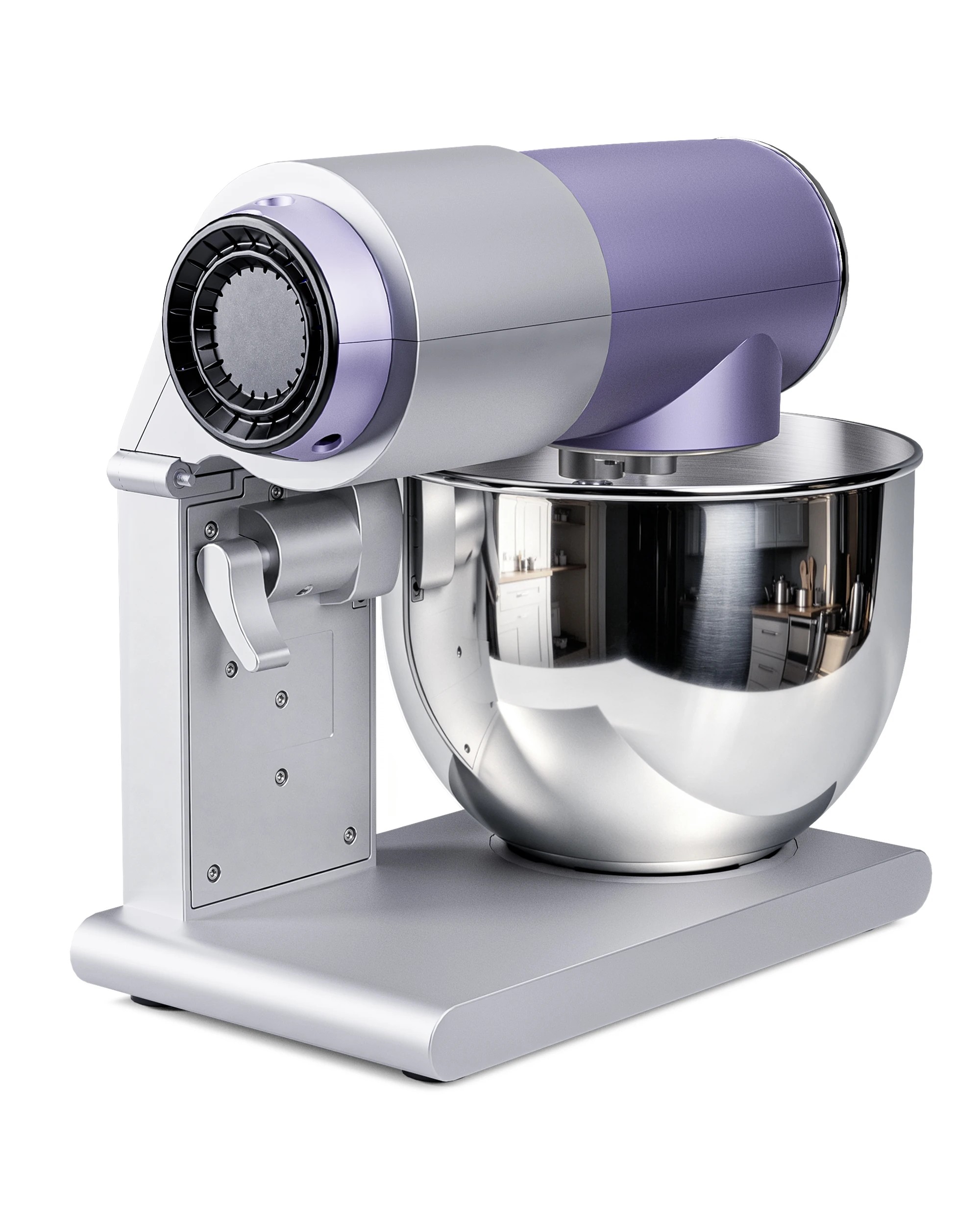 1 Yopower Stand Mixer, 6L 8-Speed Tilt-Head Electric Stand Mixer - Purple, 1 of 3