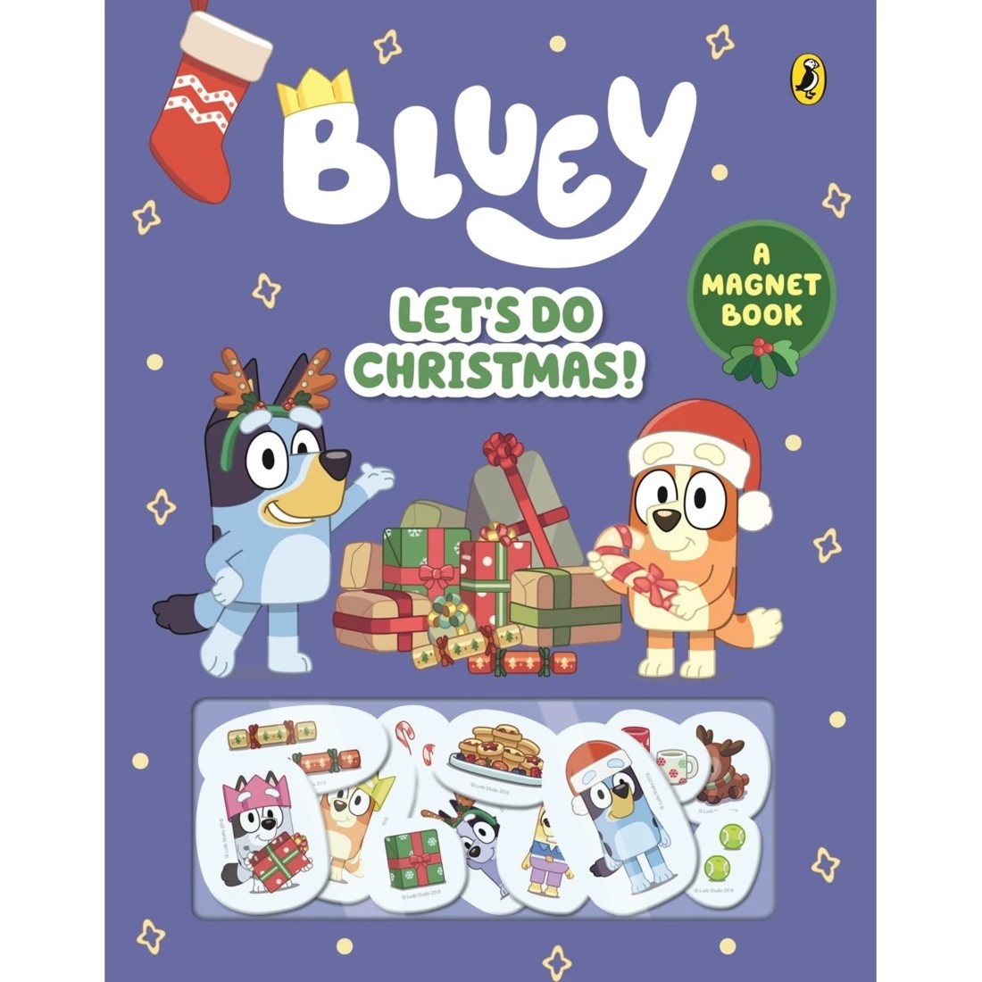1 Bluey Let's Do Christmas! - A Magnet Book, 1 of 1