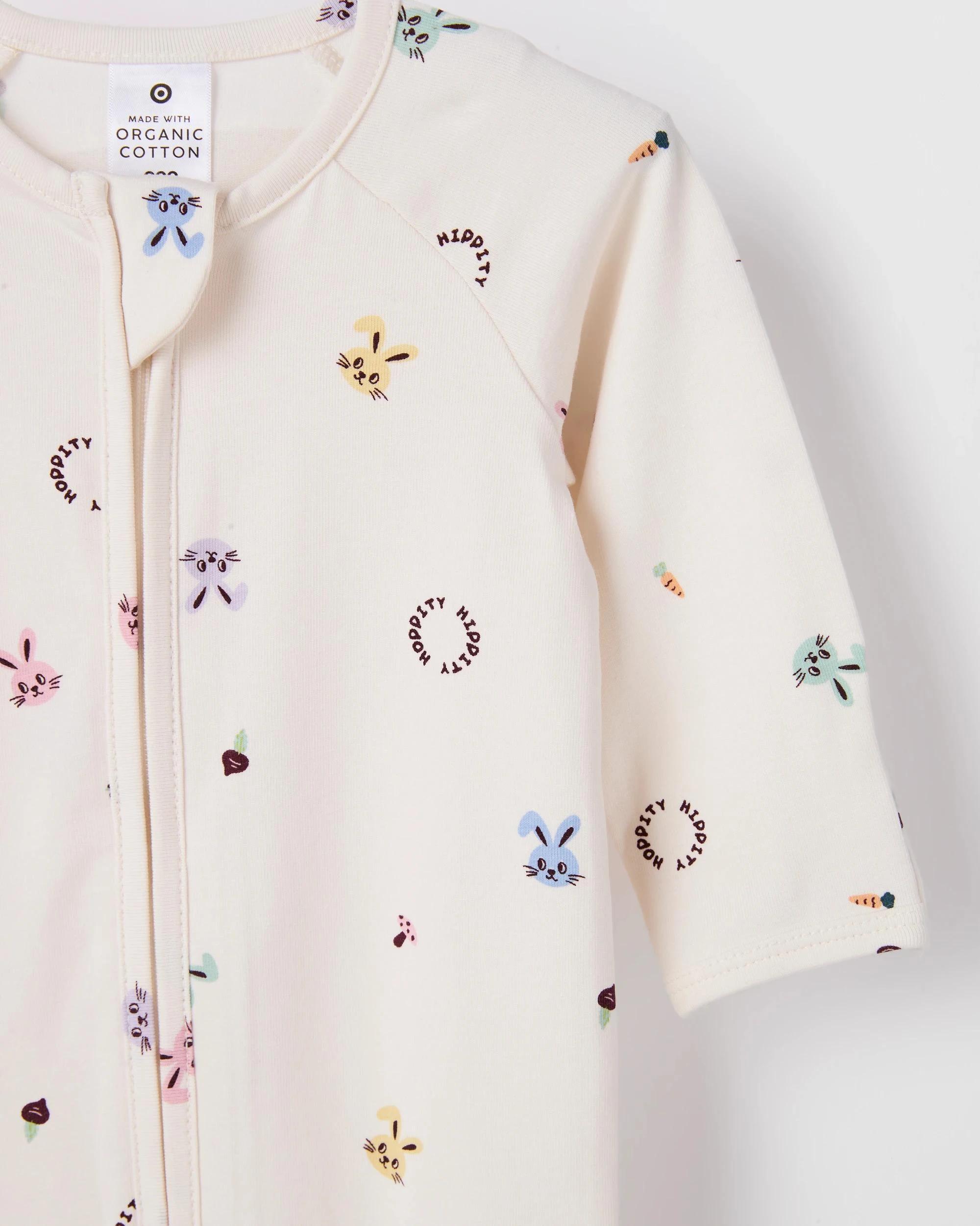 5 Target Baby Baby Organic Cotton Zip Coverall BUNNY HEAD, 5 of 5
