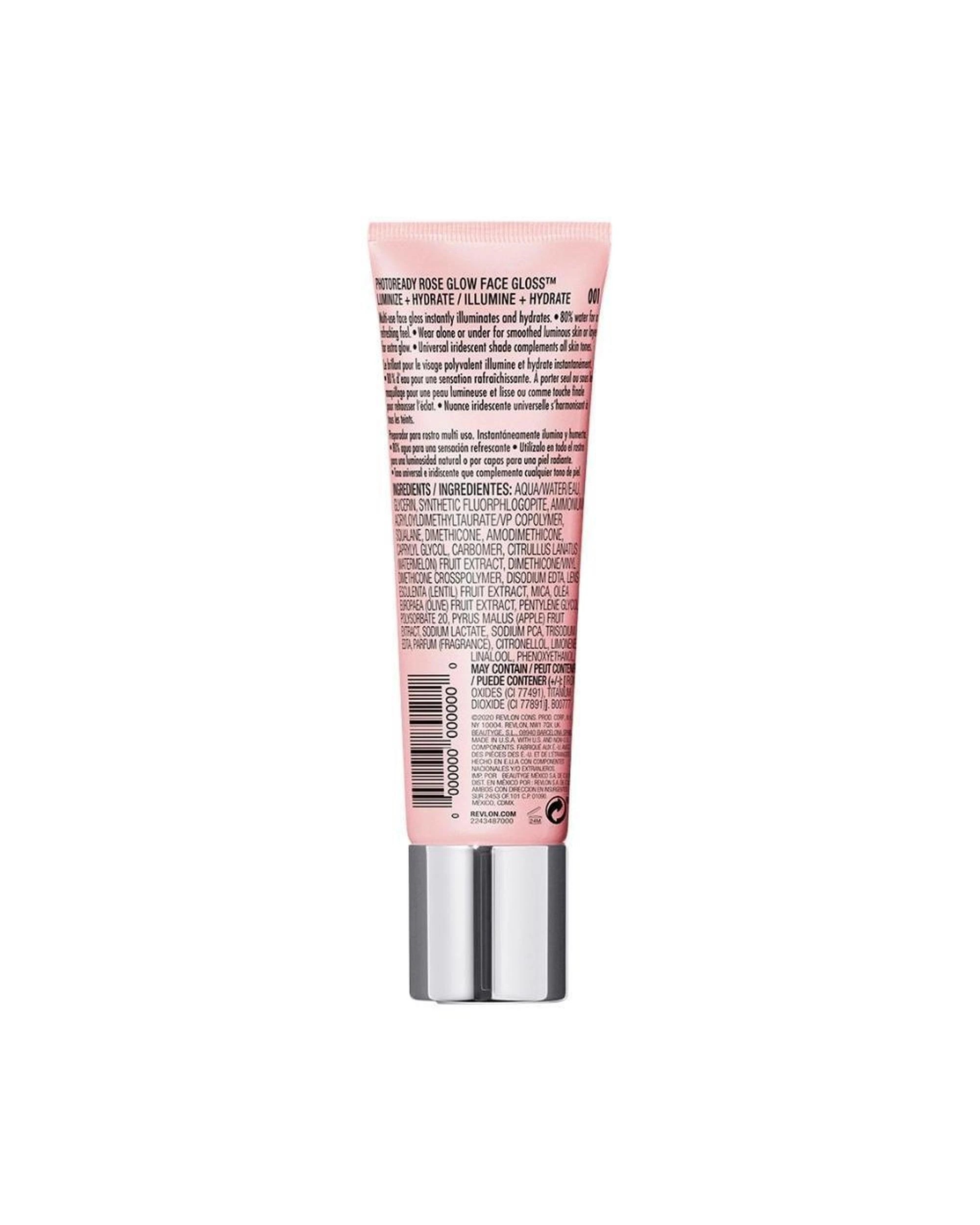 2 2 x Revlon PhotoReady Rose Glow Face Gloss Luminize + Hydrate Primer - Rose Glow, 2 of 2