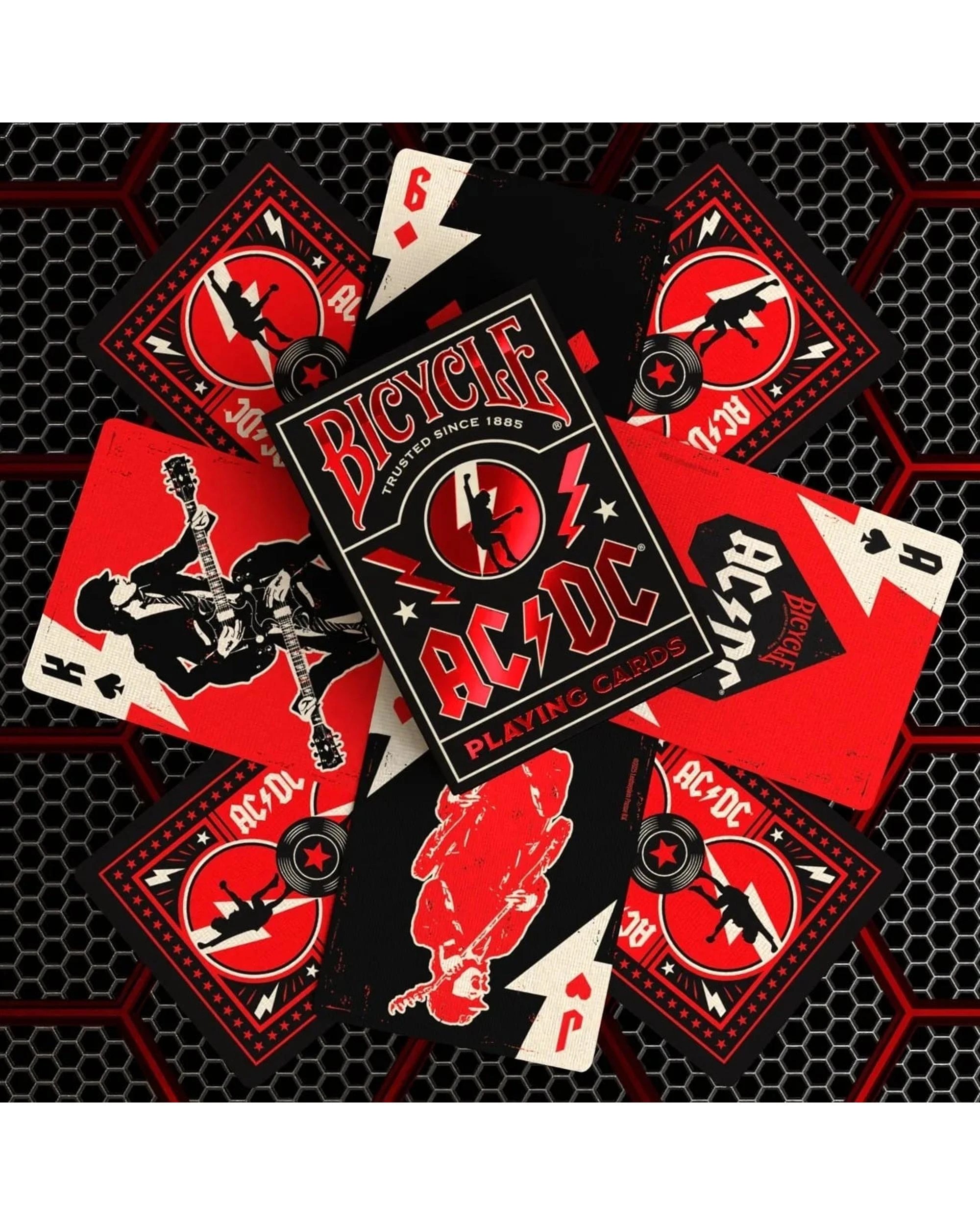 Bicycle AC/DC Playing Cards - Multi - Kmart