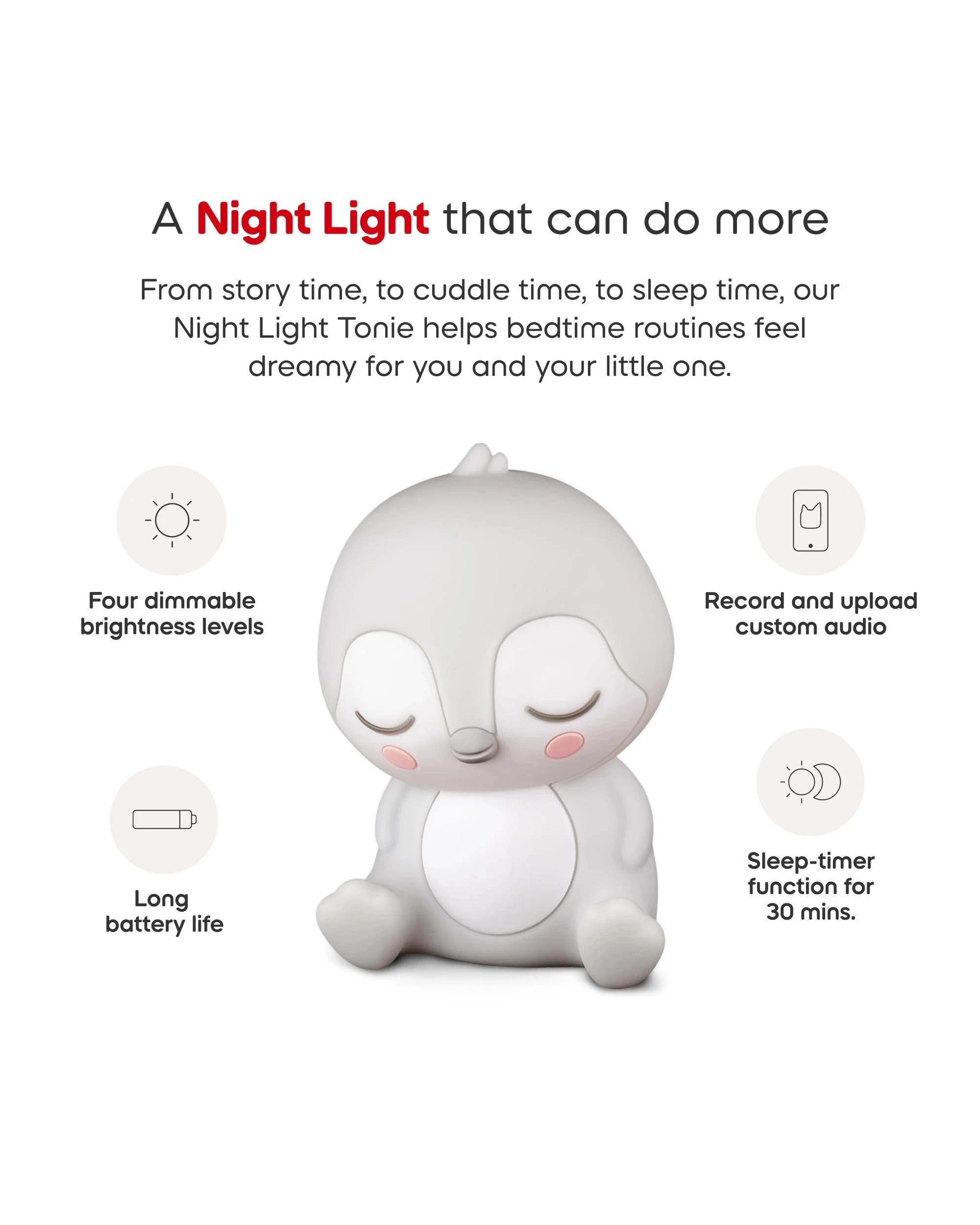 4 Sleepy Friends - Sleepy Penguin Night Light - Multi, 4 of 6