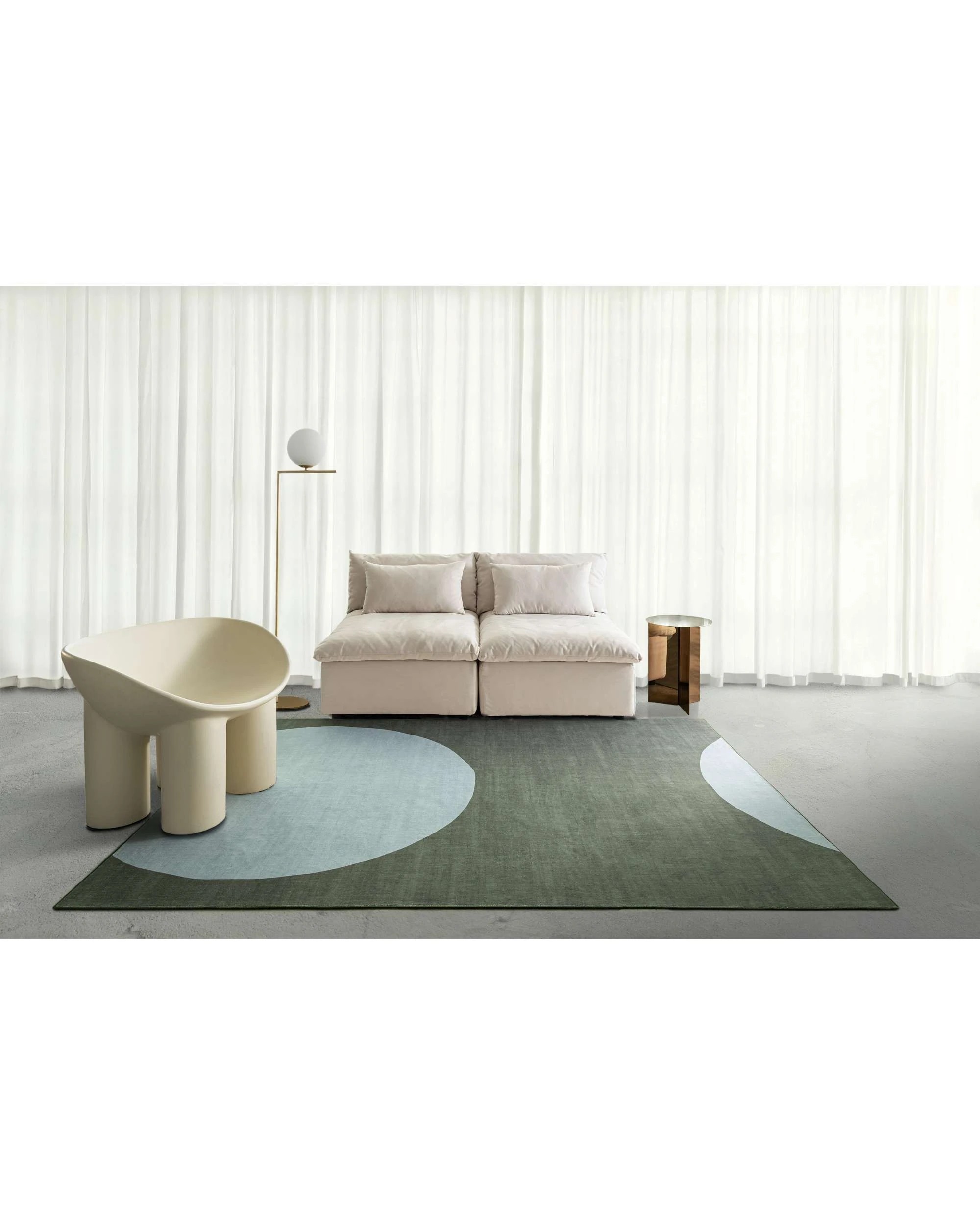 2 Loopsie Marcado Printed & Washable Rug-320cm x 230cm - Green, 2 of 9