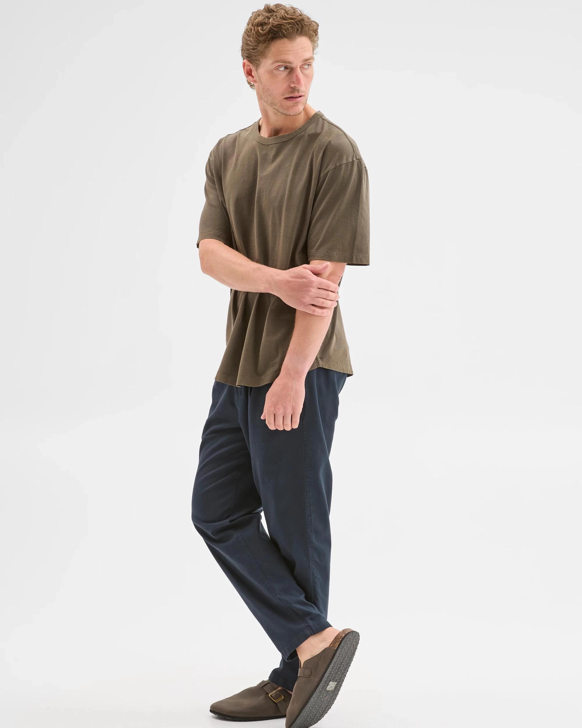 3 Target Man Australian Cotton T-Shirt DARK OLIVE, 3 of 6