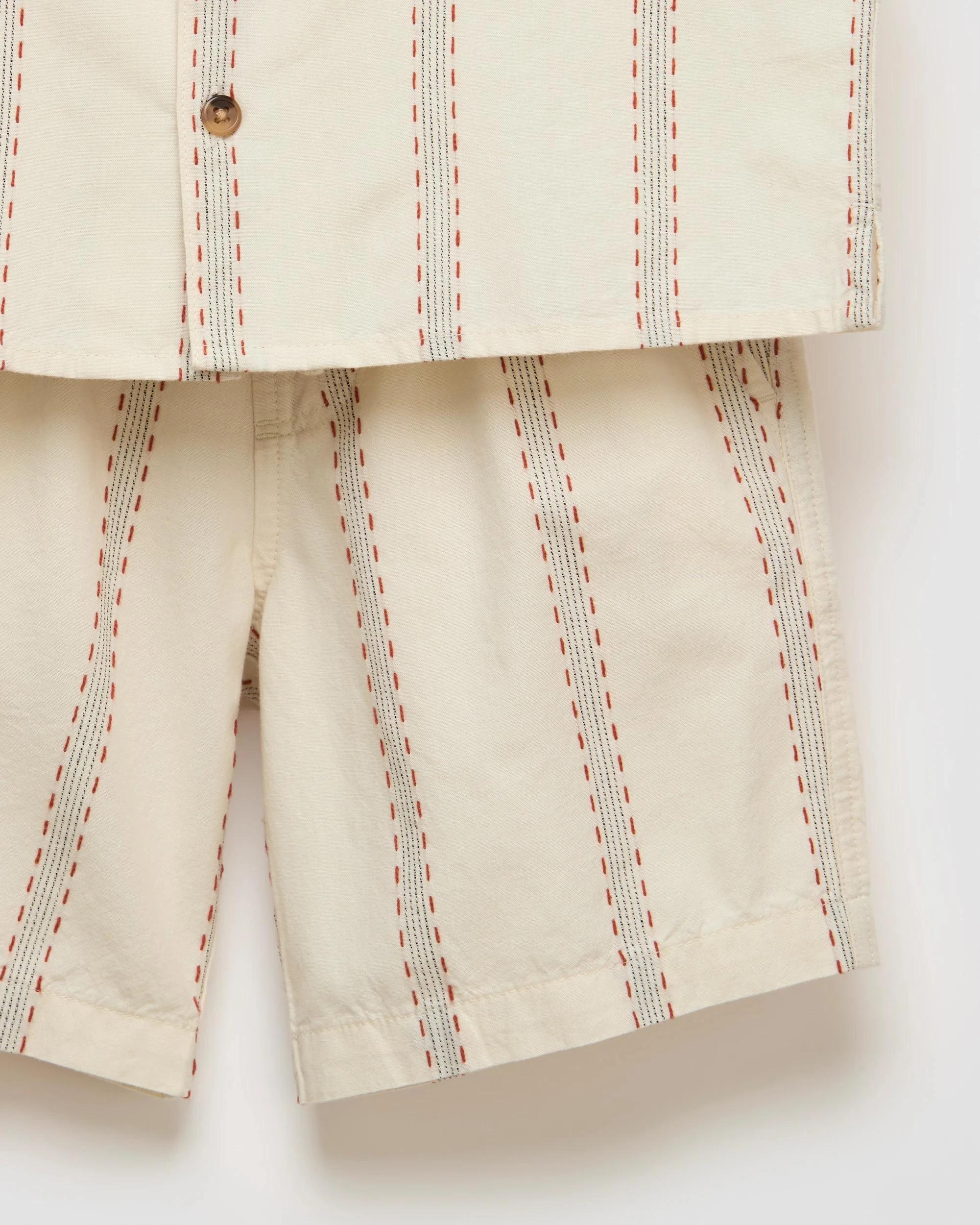 7 Target Australian Cotton Rich Shirt and Short Set RED + WHITE, 7 of 7