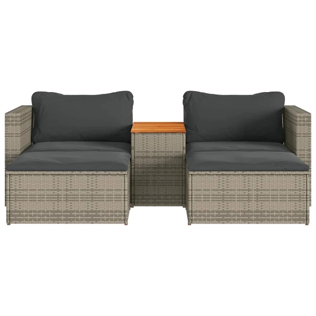 5 vidaXL garden sofa set Modular - Grey, 5 of 9