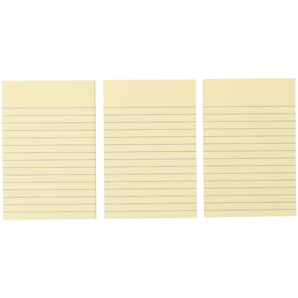 3 J.Burrows Stick-It Notes 101x152mm Yellow 3 Pack, 3 of 3