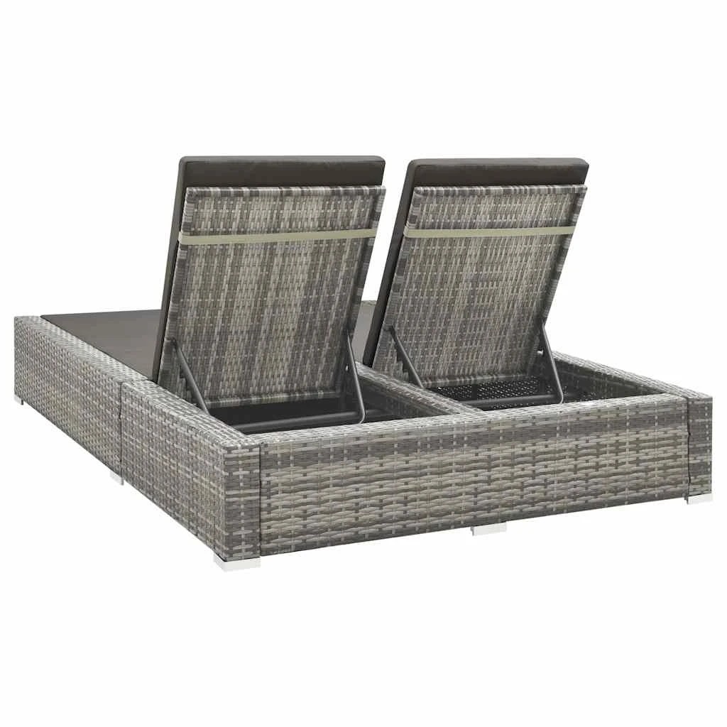 3 Vidaxl Sunlounger Sun Lounger, Sun Loungers - Grey, 3 of 6