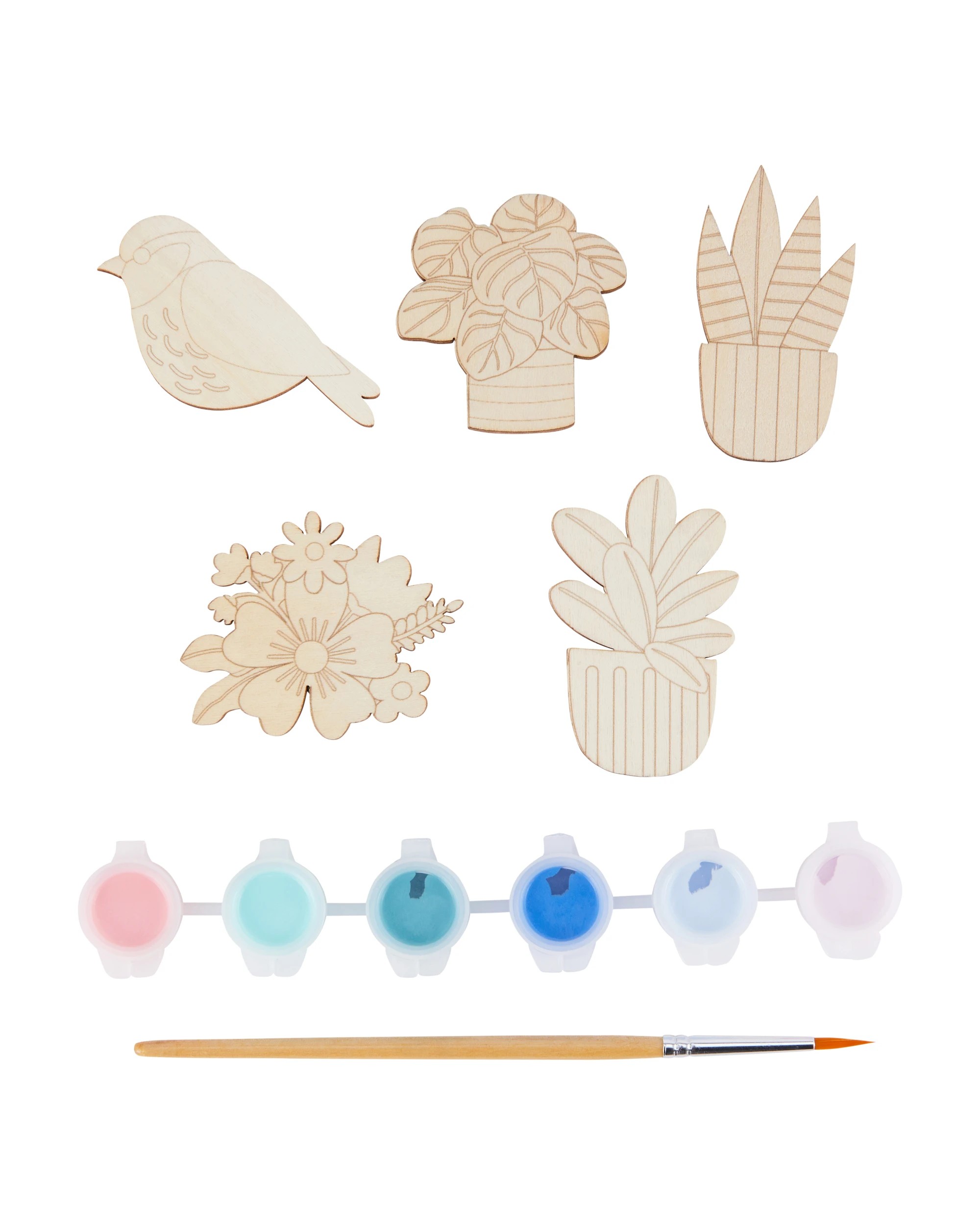 2 DIY Wooden Magnet Painting Kit, 2 of 3