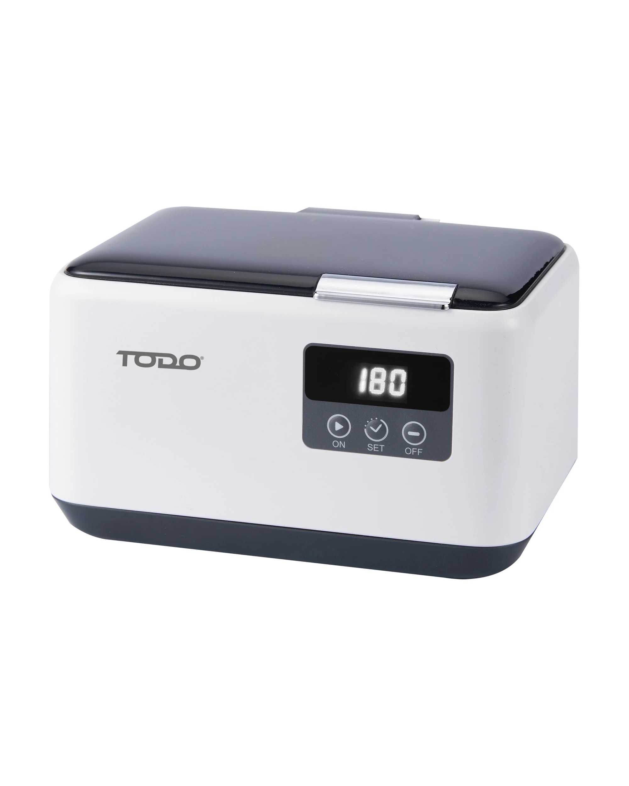 1 TODO Ultrasonic Cleaner Sonic Wave Jewellery Cleaner Blue LED 600ml Stainless Steel Tank 5 Mode, 1 of 4