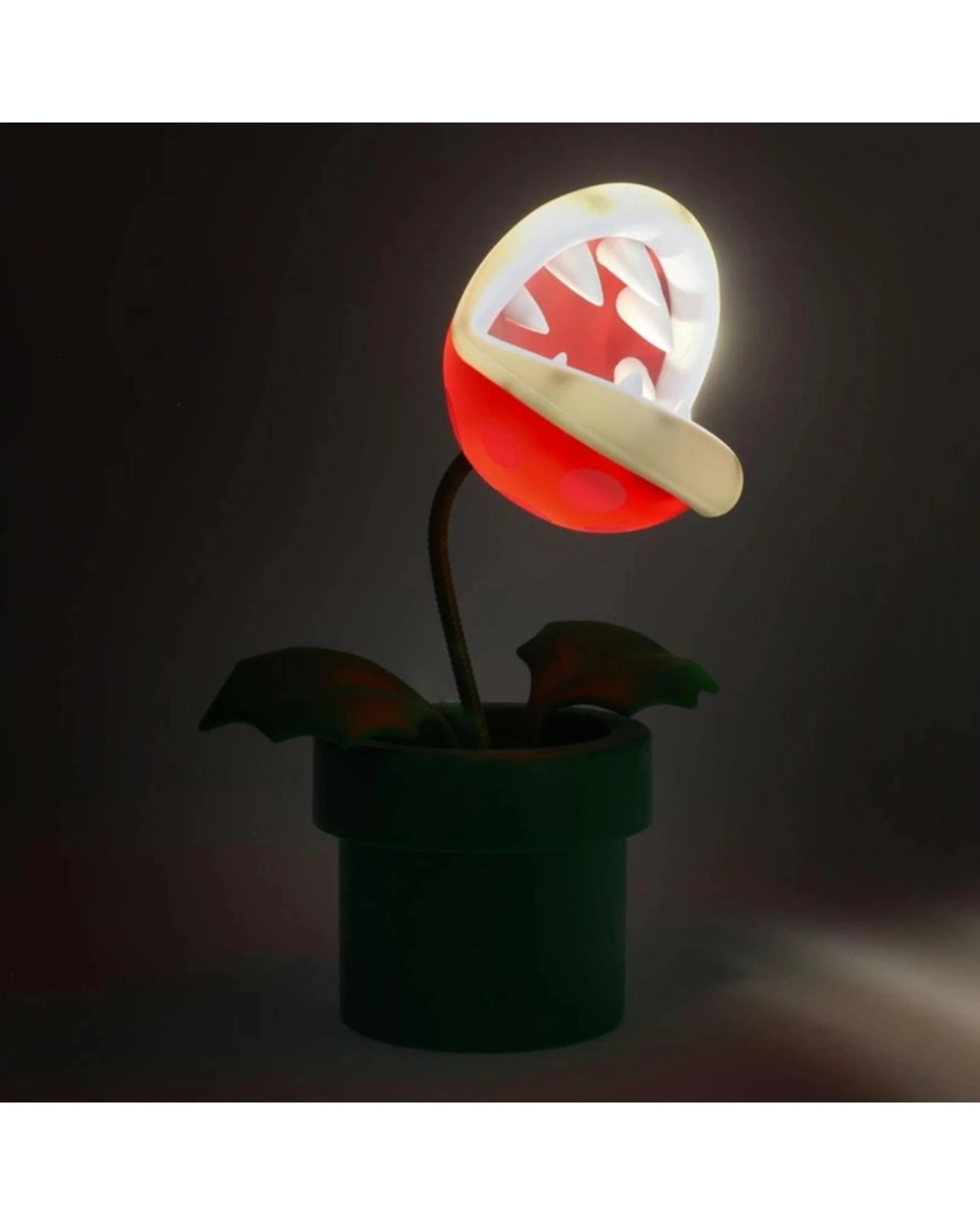 3 Paladone Super Mario Mini Piranha Plant Poseable Lamp, 3 of 4