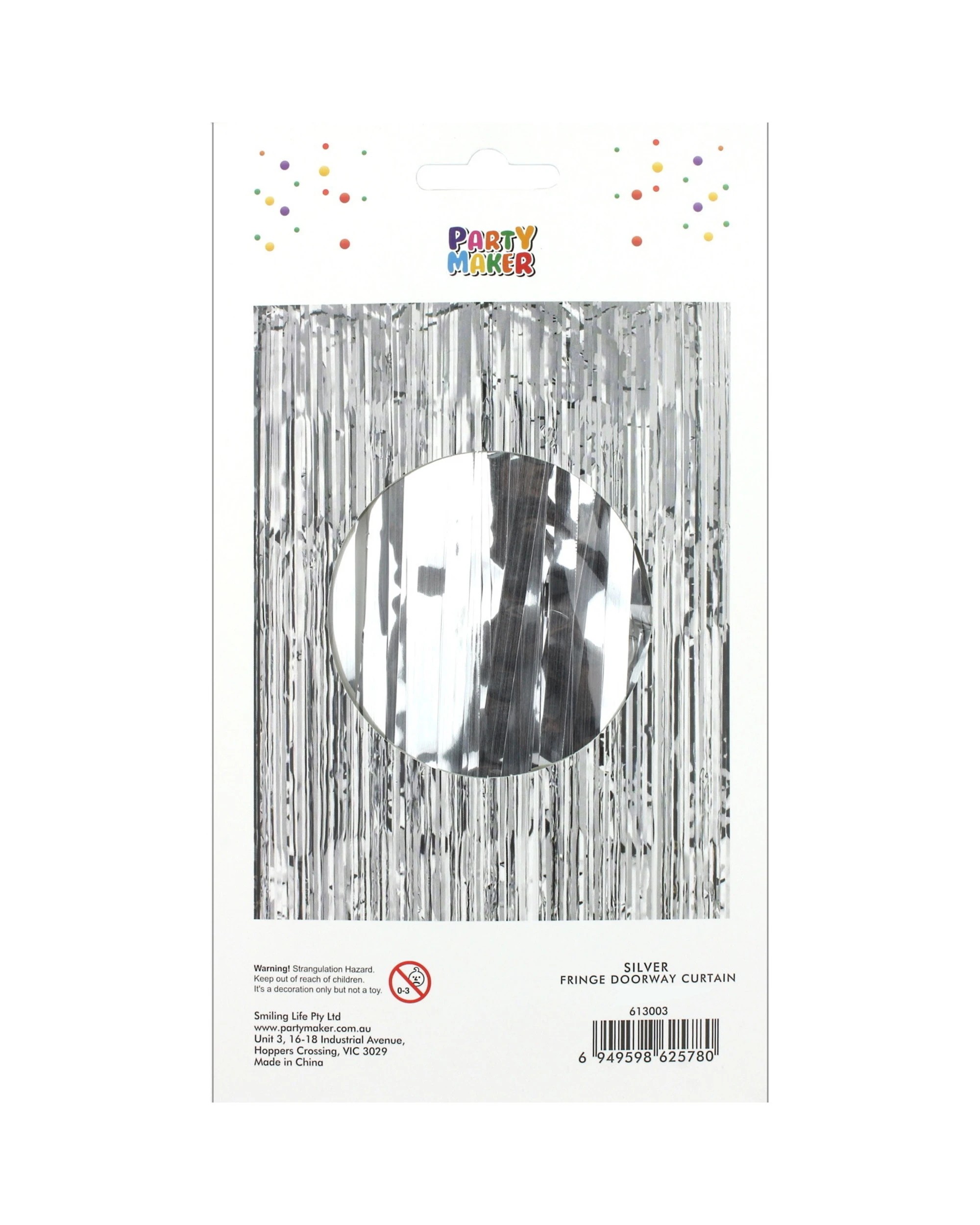 2 Metallic Silver Foil Door Backdrop Curtain 100cm x 200cm - Silver, 2 of 4