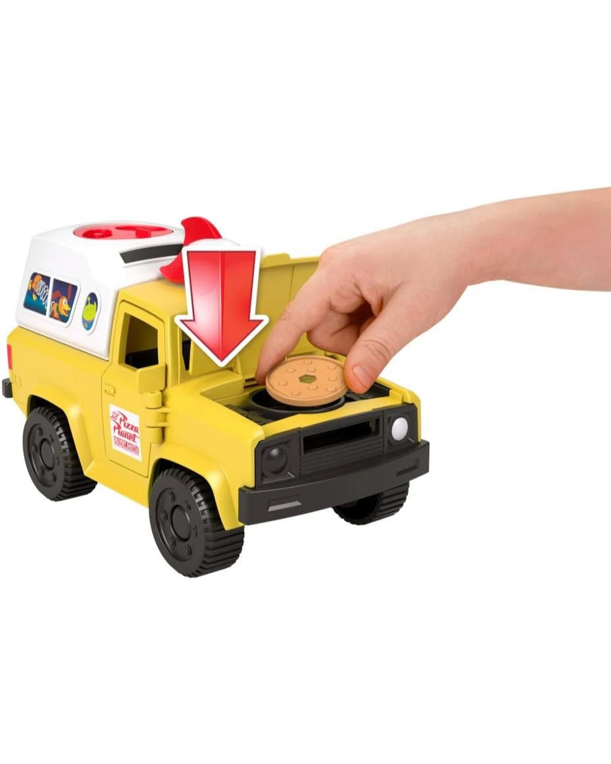 4 Fisher-Price Imaginext Disney Pixar Toy Story Buzz and Pizza Planet Truck Disc Launcher Vehicle, 4 of 10
