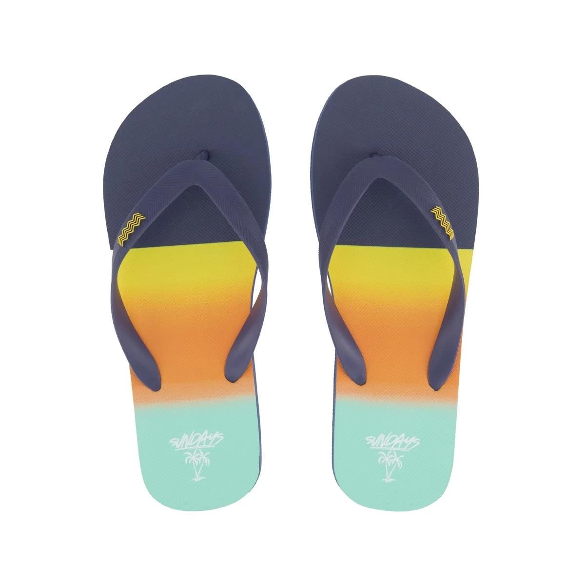 2 Printed Thongs NAVY OMBRE KEN, 2 of 3