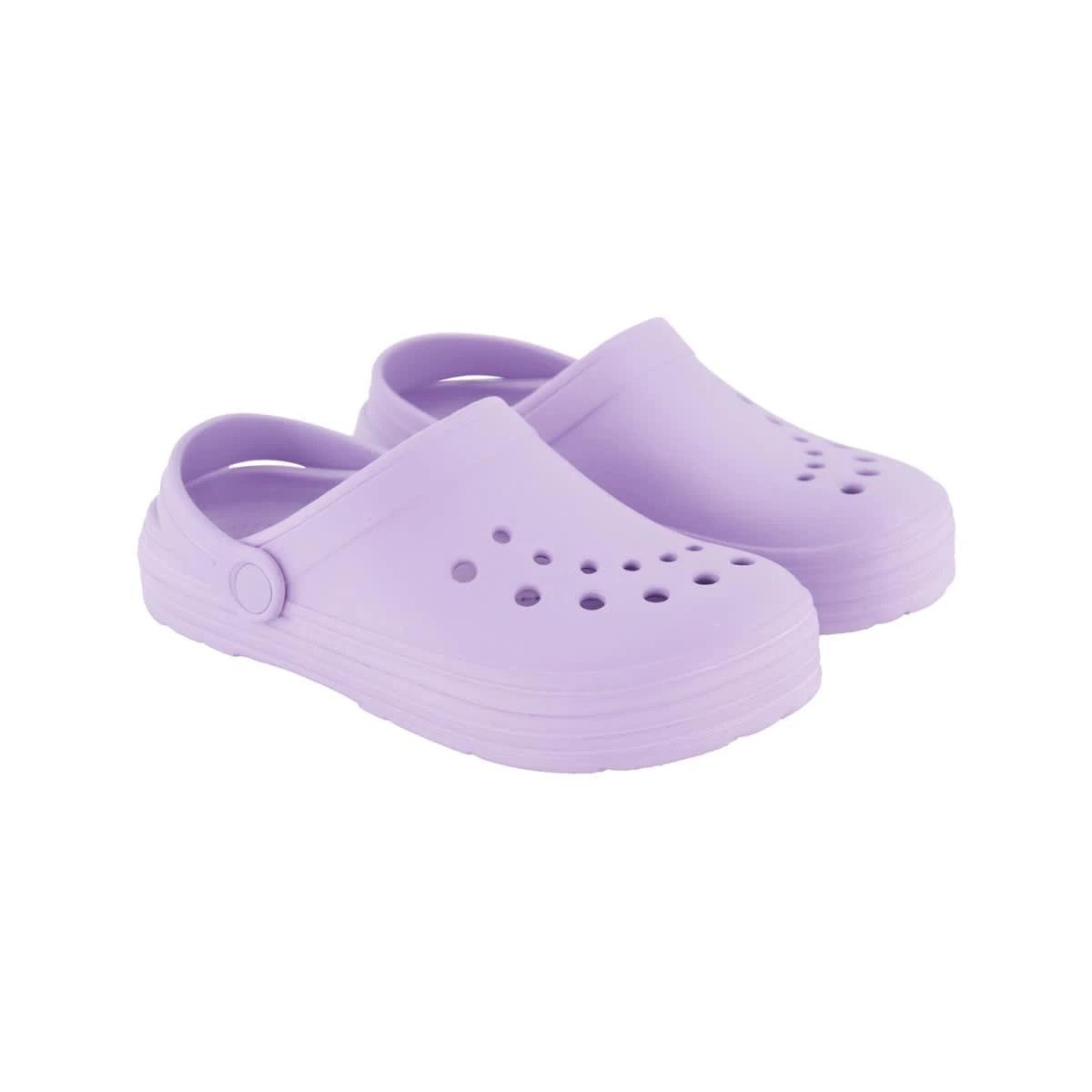 2 Senior Slip-On Clogs Lavender, 2 of 4