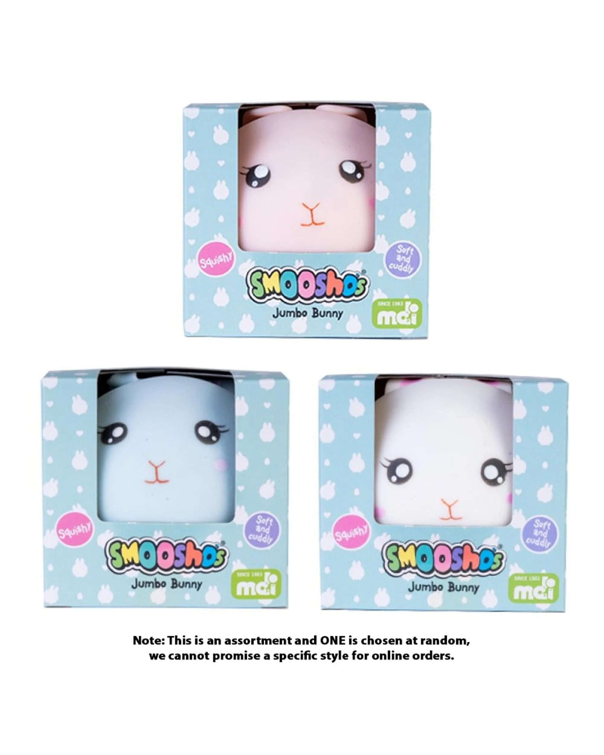 3 Smoosho's Jumbo Bunny Assorted, 3 of 3