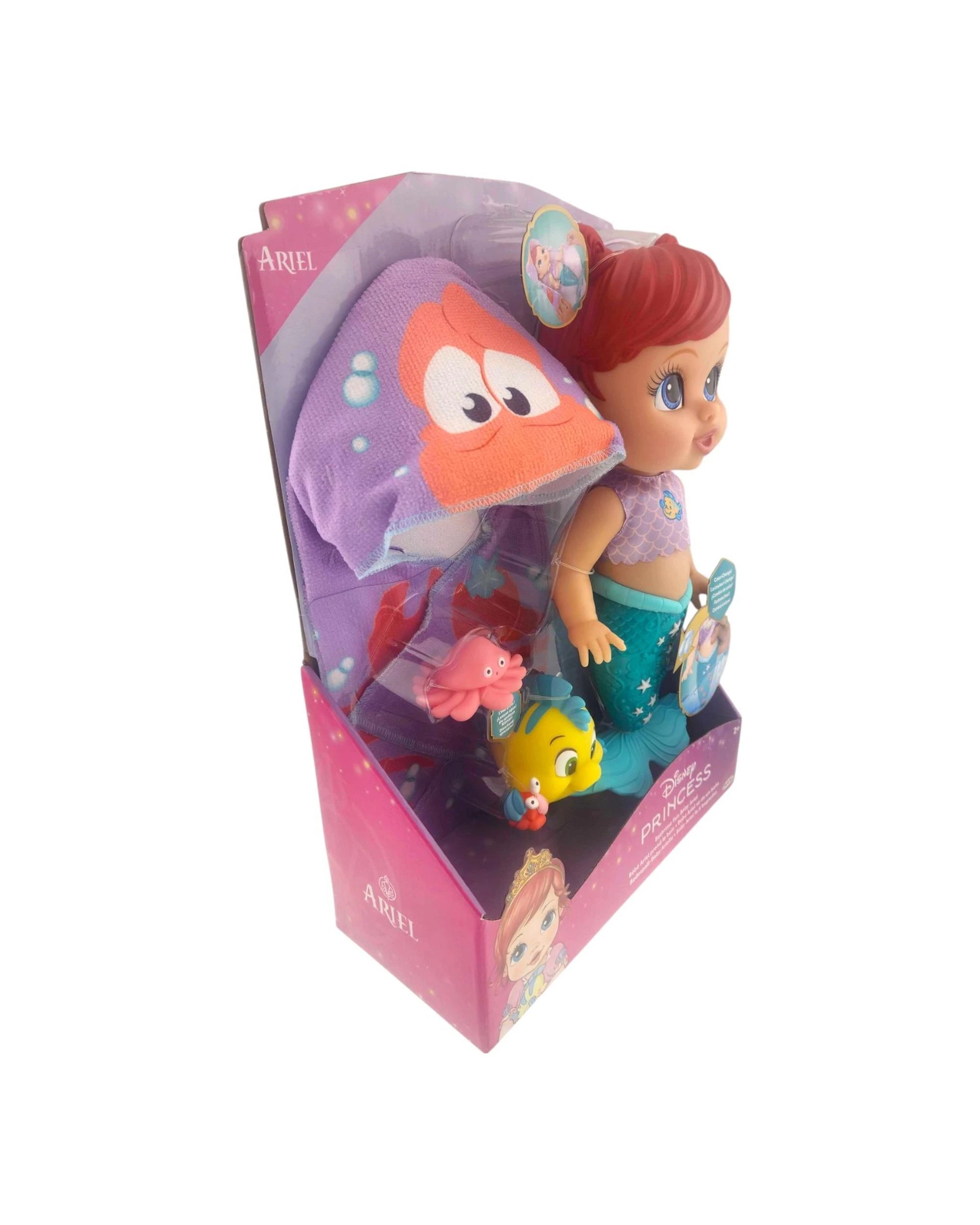 3 Disney Princess Bathtime Fun Baby Ariel Doll, 3 of 4