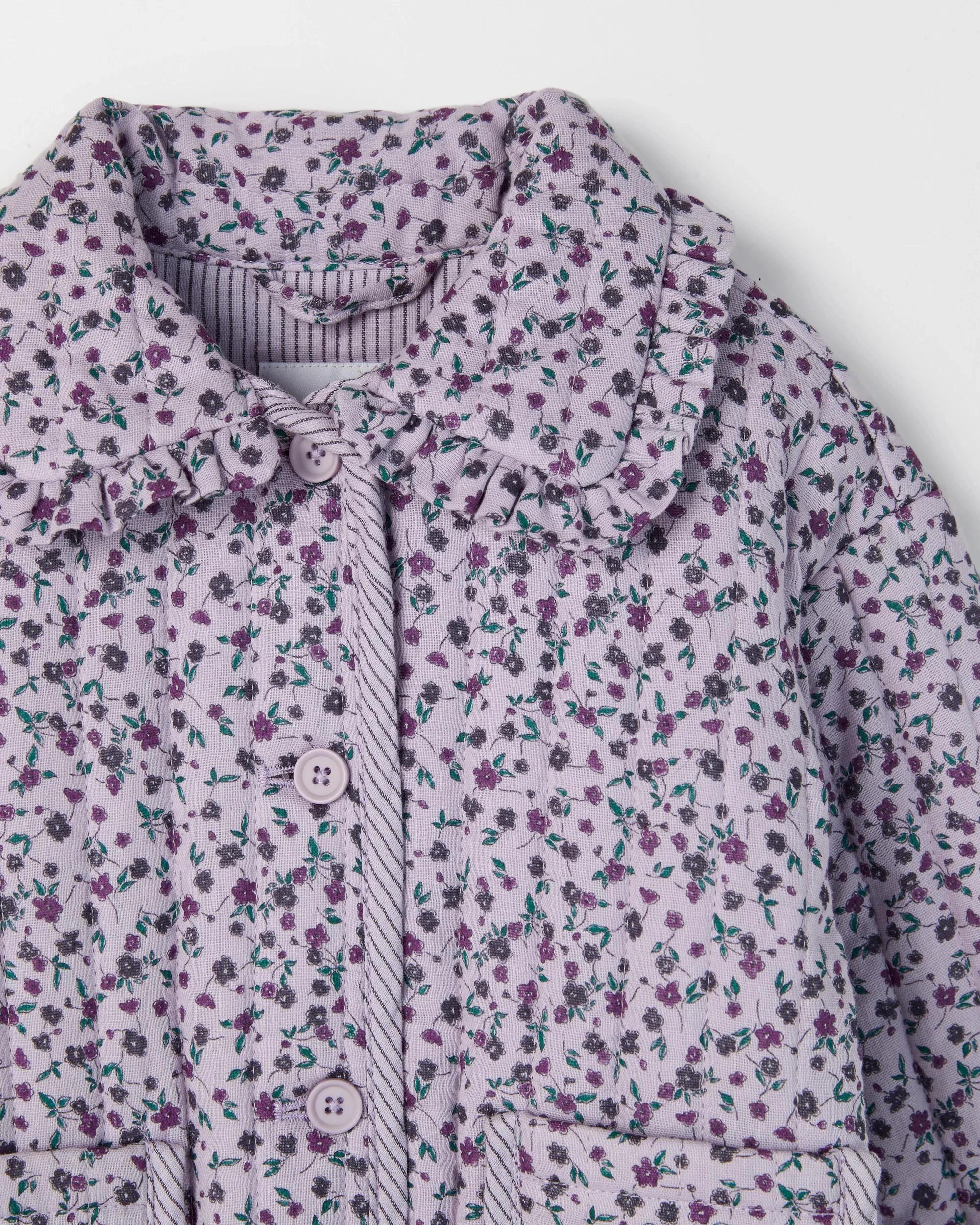 6 Target Kids Australian Cotton Quilted Jacket PURPLE, 6 of 6