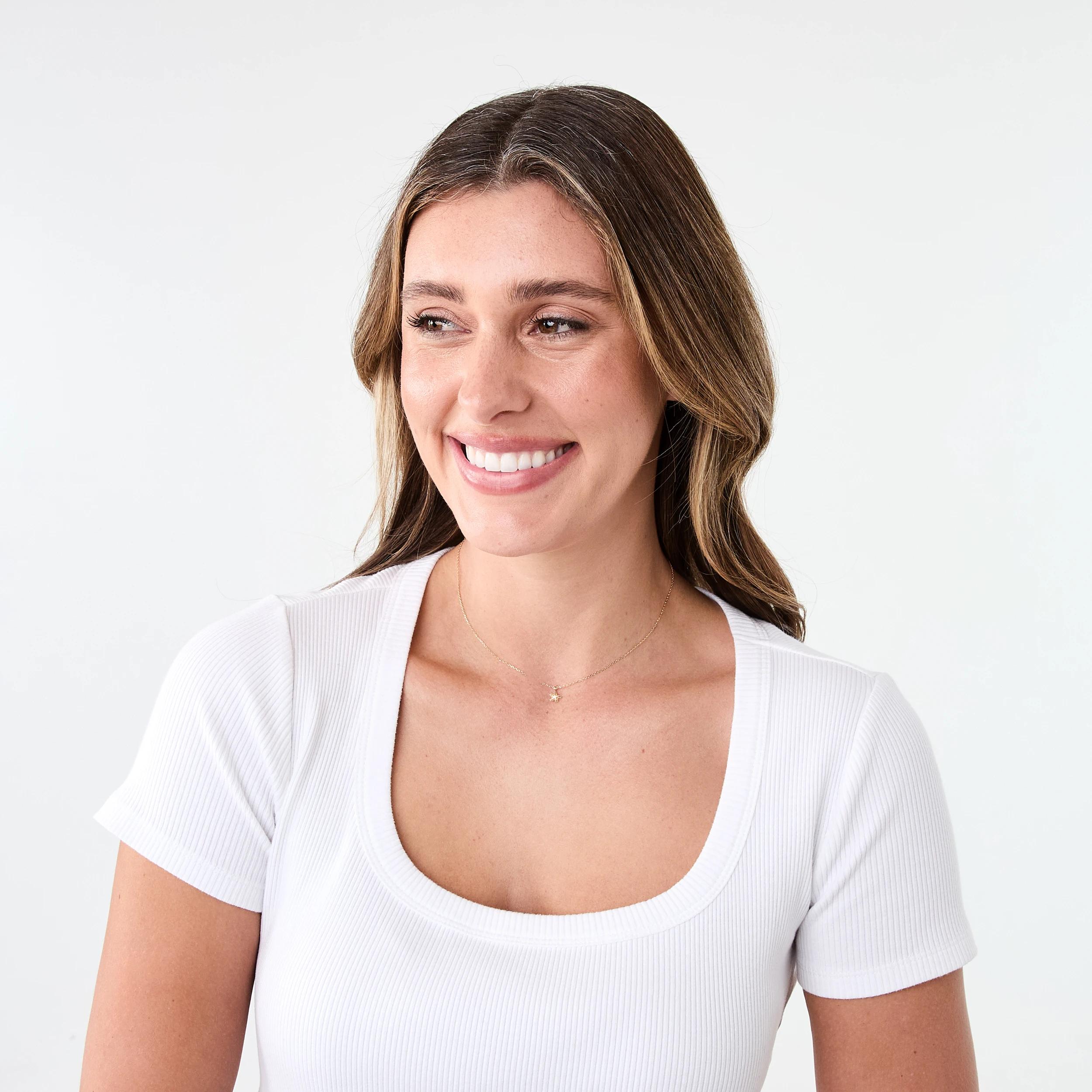 3 Gold Plated Sterling Silver 925 Starfish Necklace Gold, 3 of 4