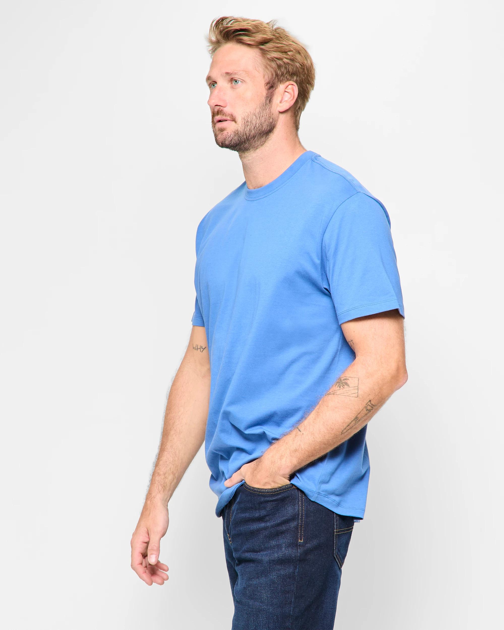 3 Target Australian Cotton T-Shirt BLUE, 3 of 5