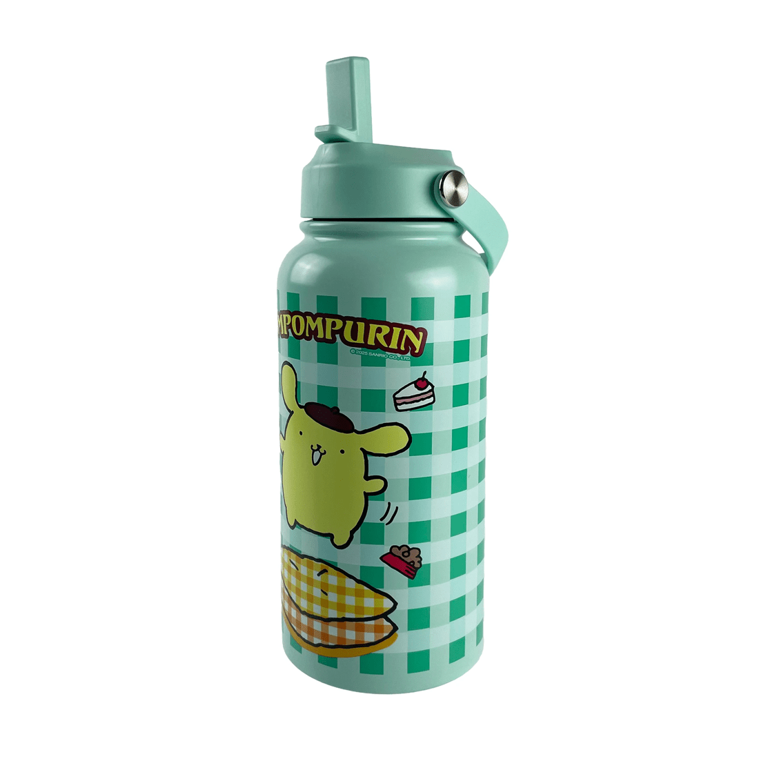 2 946ml Hello Kitty Pompompurin Teal Stainless Steel Cylindrical Drink Bottle, 2 of 5