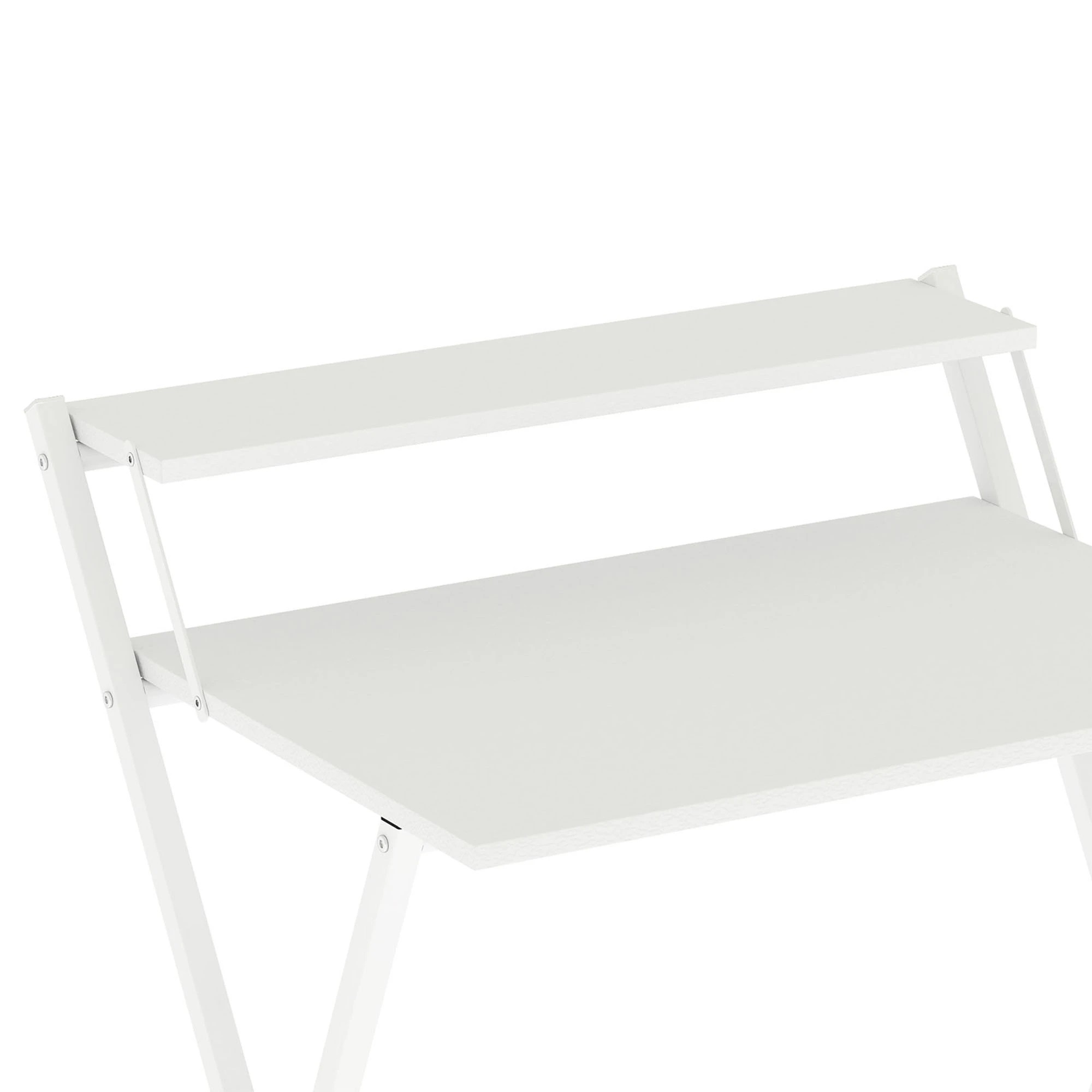 5 Levede Foldable Computer Desk - White, 5 of 9