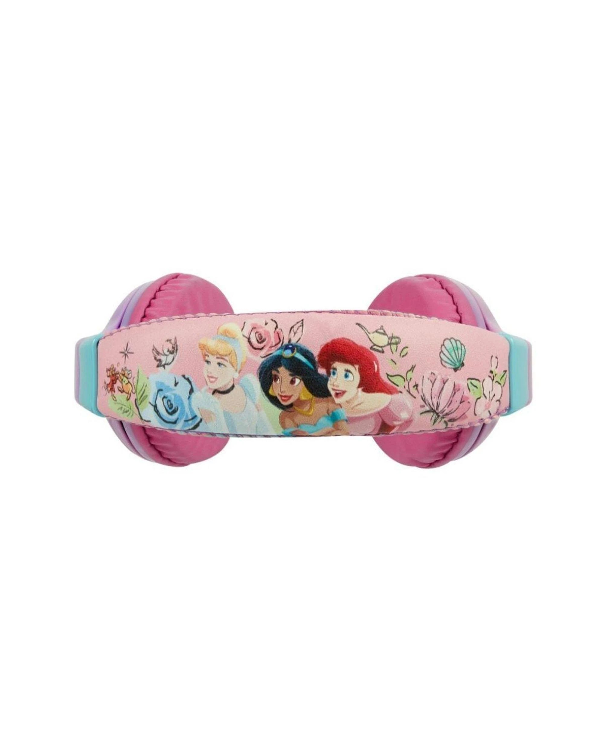 3 Disney Princess Auxiliary Headphones with Volume Limit, Padded Earcups, Adjustable Headband, Plug & Play, 3 of 3