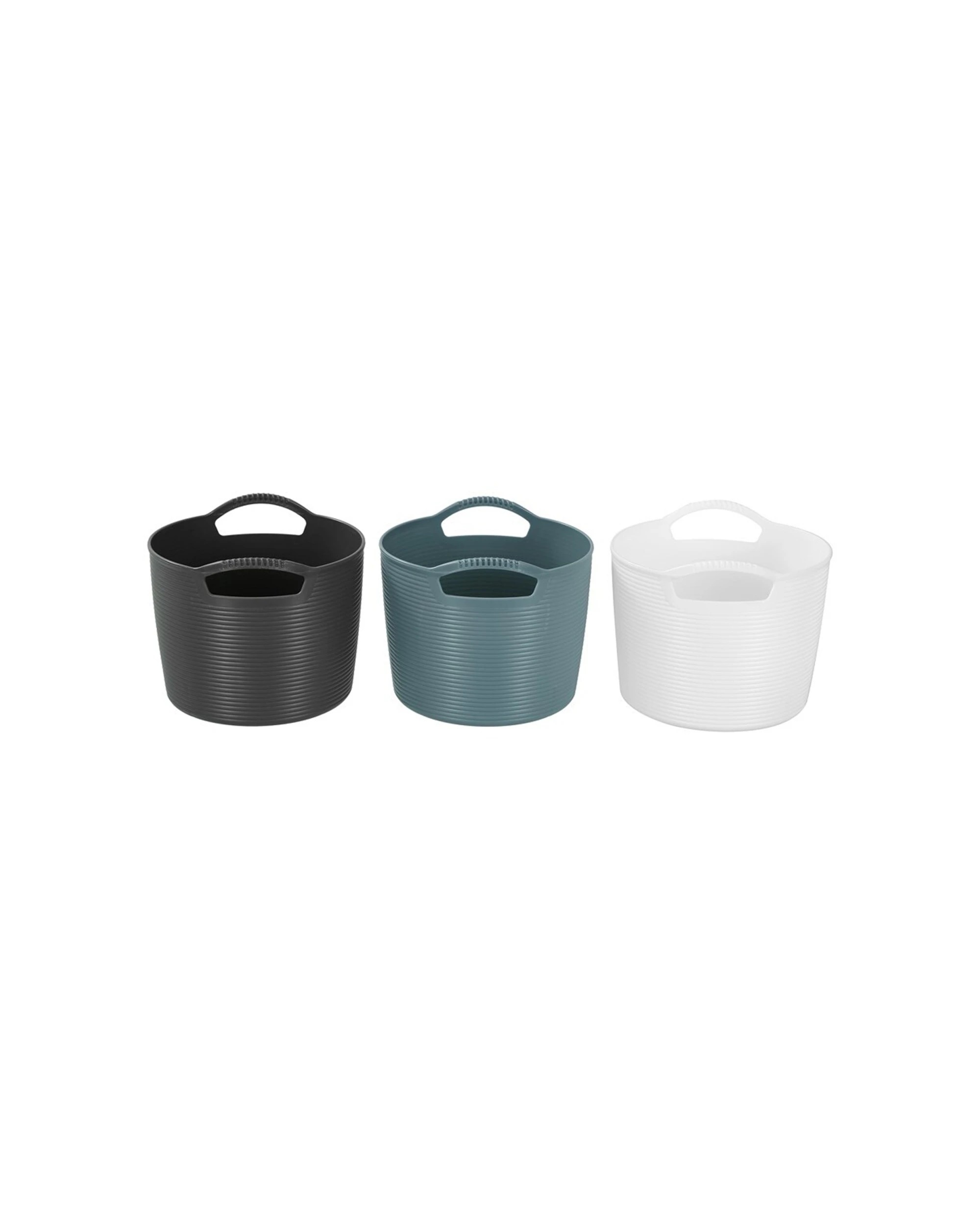 5 Boxsweden 6PK Round Tub Storage Basket Decor Flexible 3L 19cm - Multi, 5 of 7