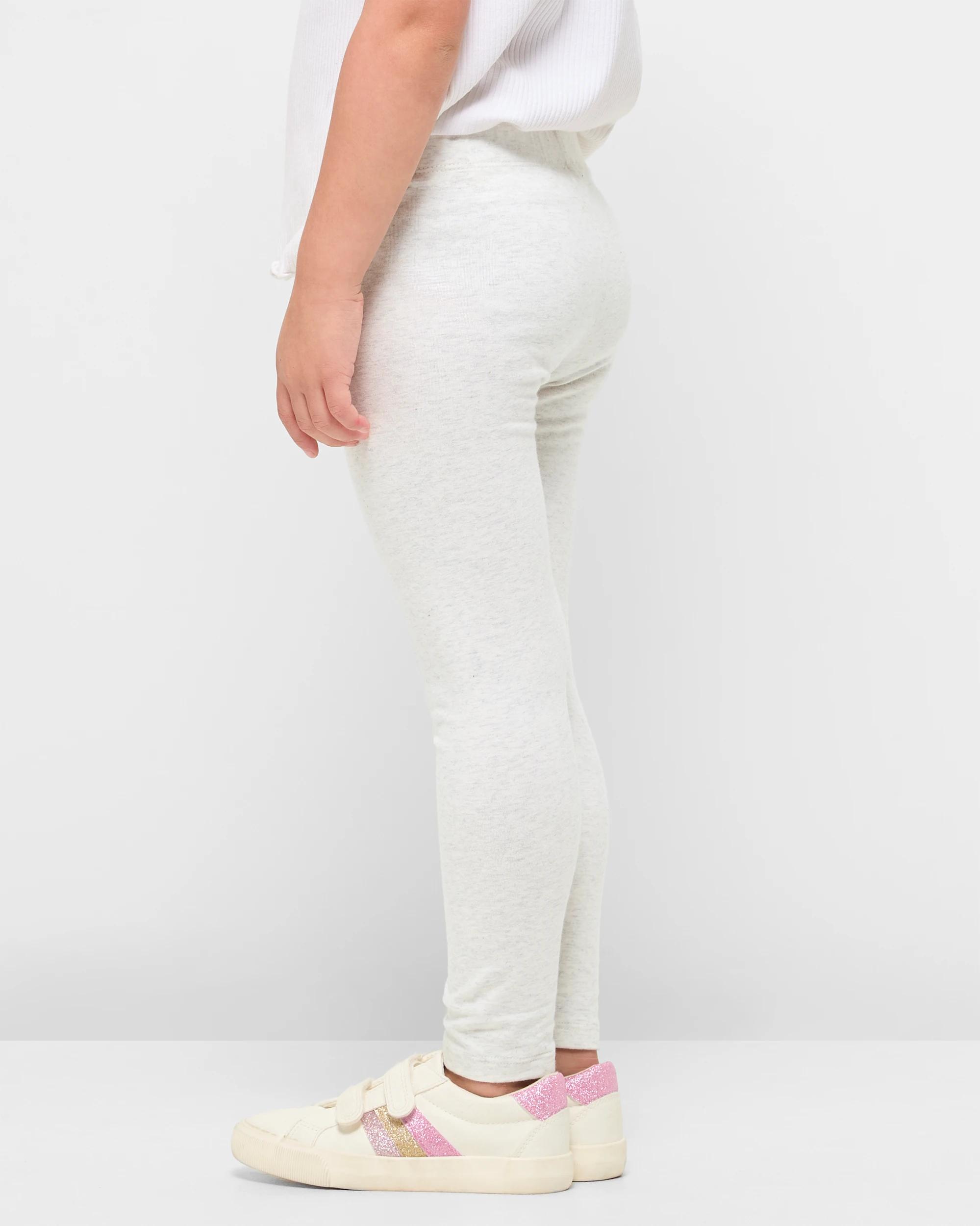 3 Target Australian Cotton Leggings GREY MARLE, 3 of 5