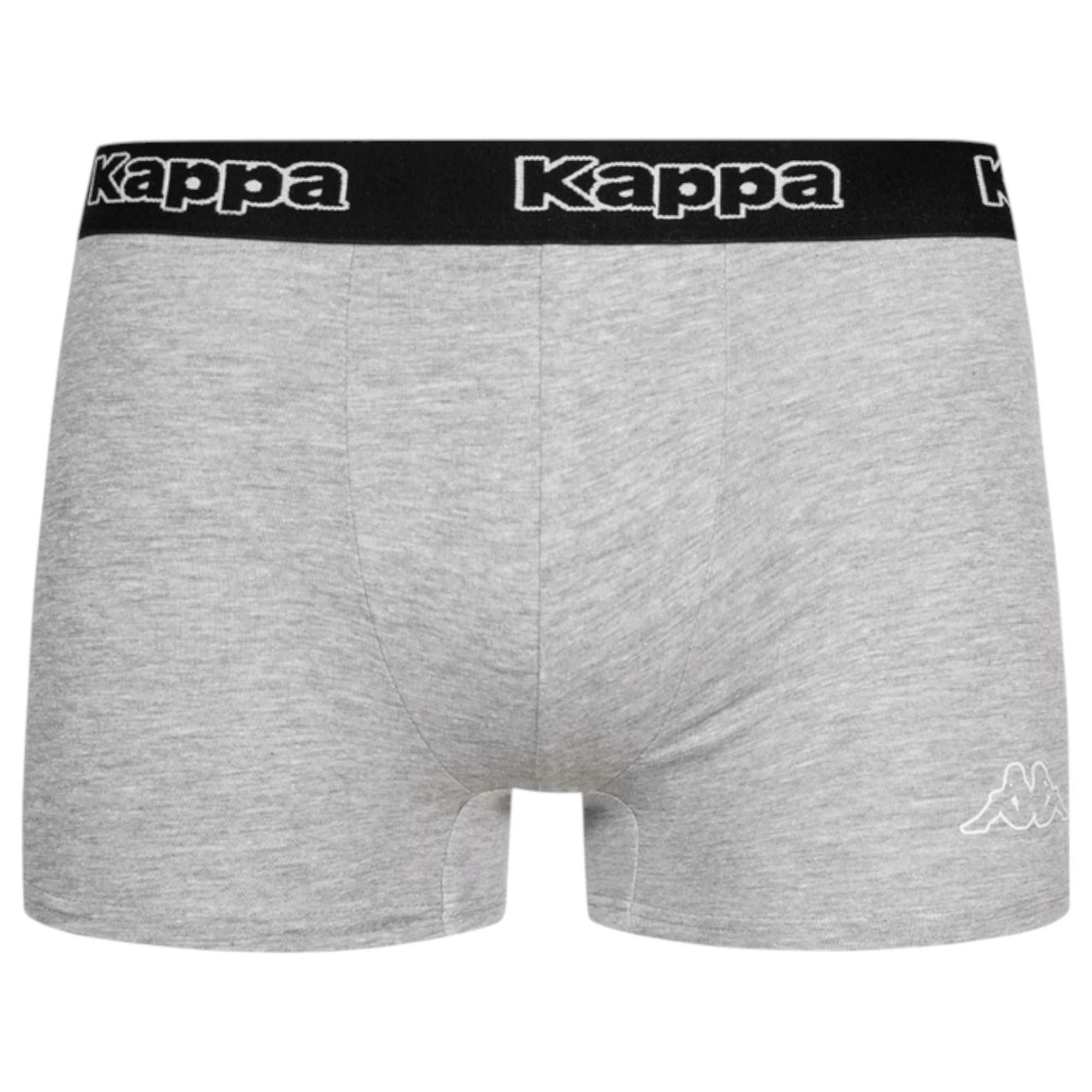 2 Kappa 8 Pack Mens Black/Grey Trunks Boxer Shorts Underwear BLACK/GREY, 2 of 5