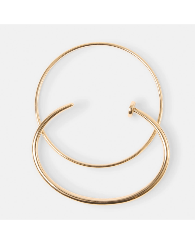 2 Pack Screw Bangles - Gold 