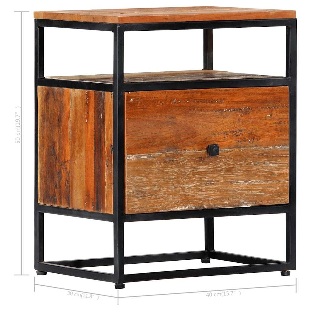 9 vidaXL Bedside cabinet Ample Storage - Brown, 9 of 9