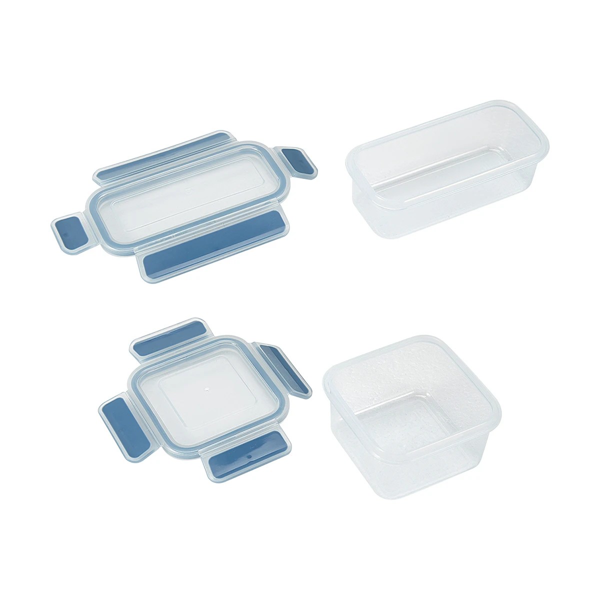 6 10 Pack Rectangle Clip Containers, 6 of 9