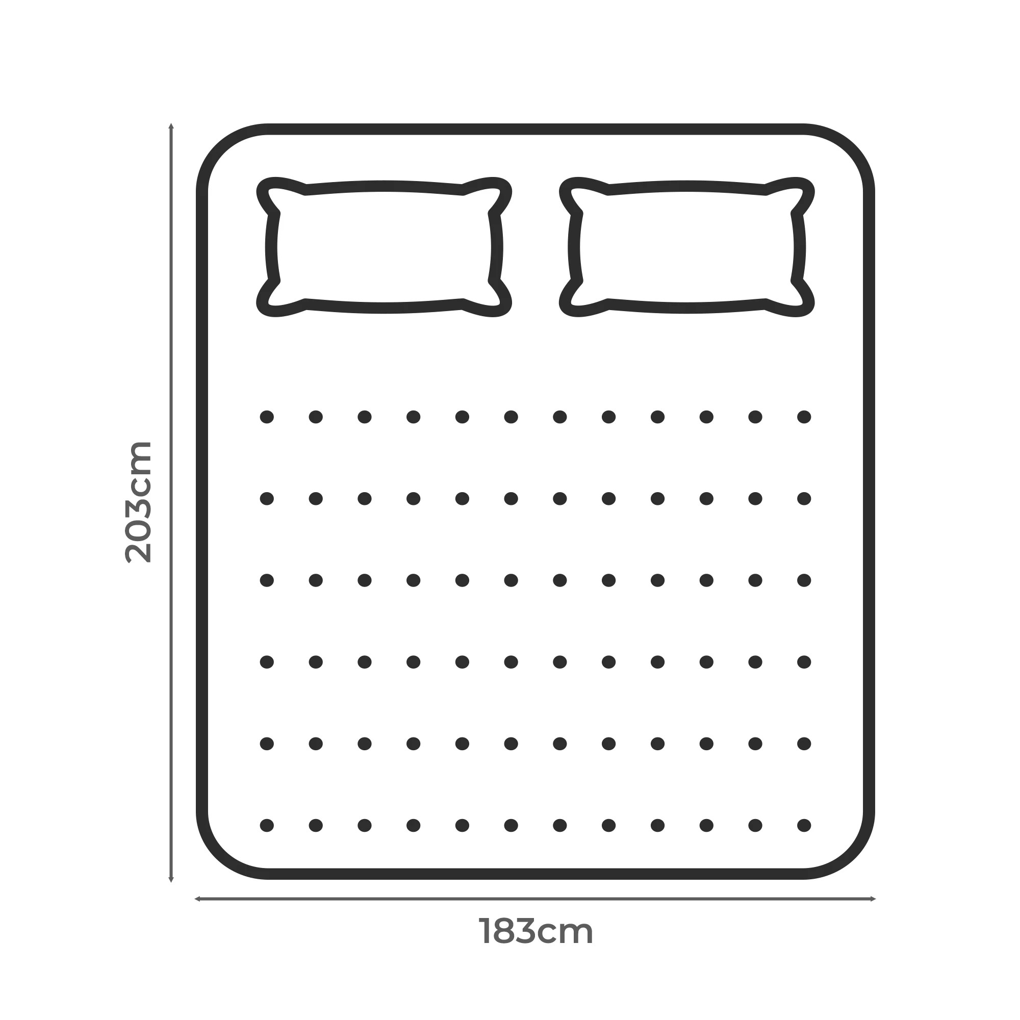 3 Dreamz Cloud Soft Mattress Topper King, 3 of 6