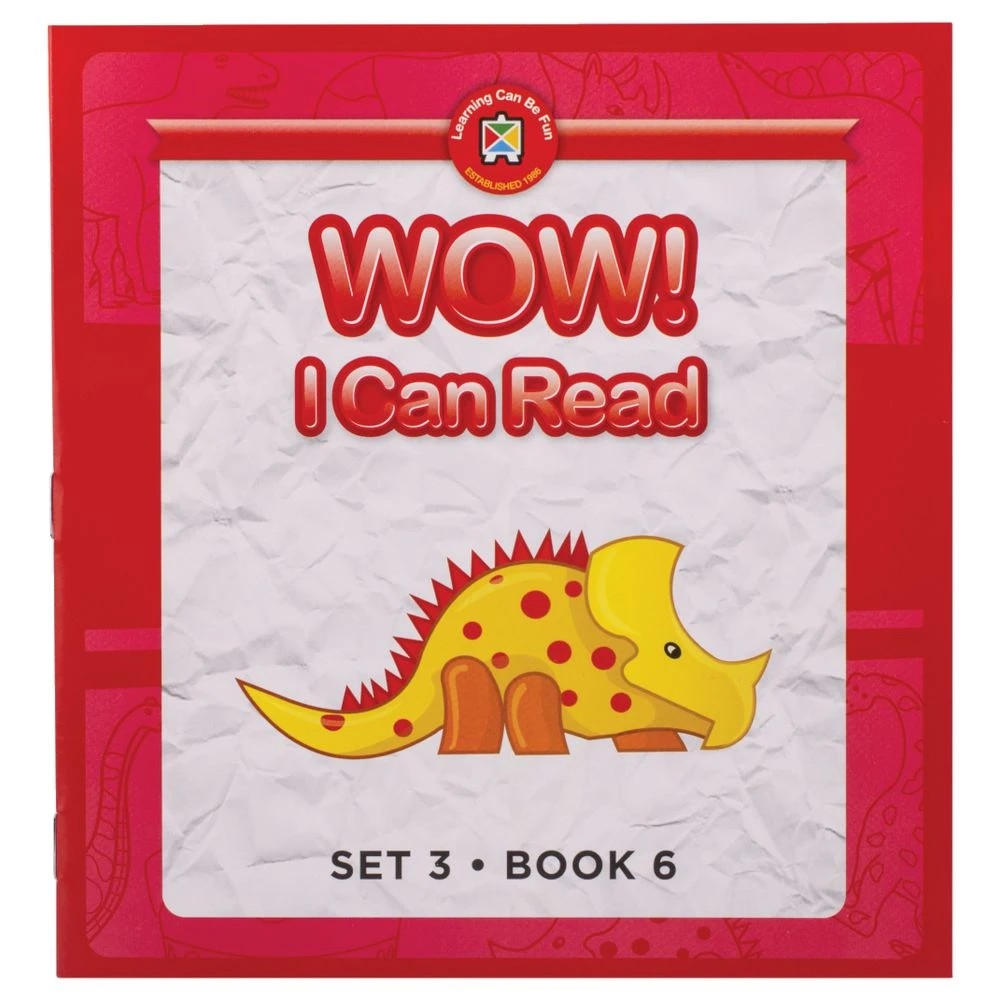 6 Learning Can Be Fun Wow I Can Read Books Set 3 Red, 6 of 6