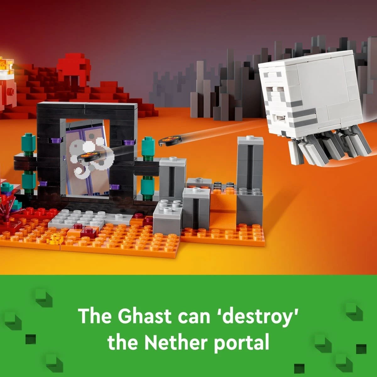 6 LEGO Minecraft The Nether Portal Ambush 21255, 6 of 11