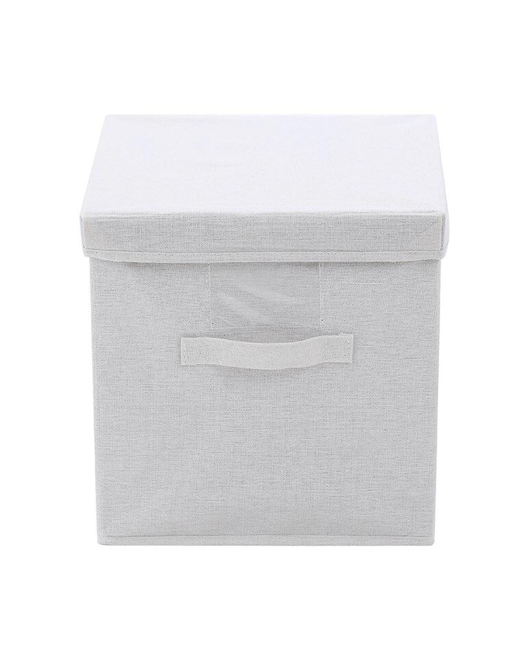 5 Boxsweden Kloset Linen Storage Box - Foldable Storage Cube - 30x30x30cm
 - white, 5 of 5