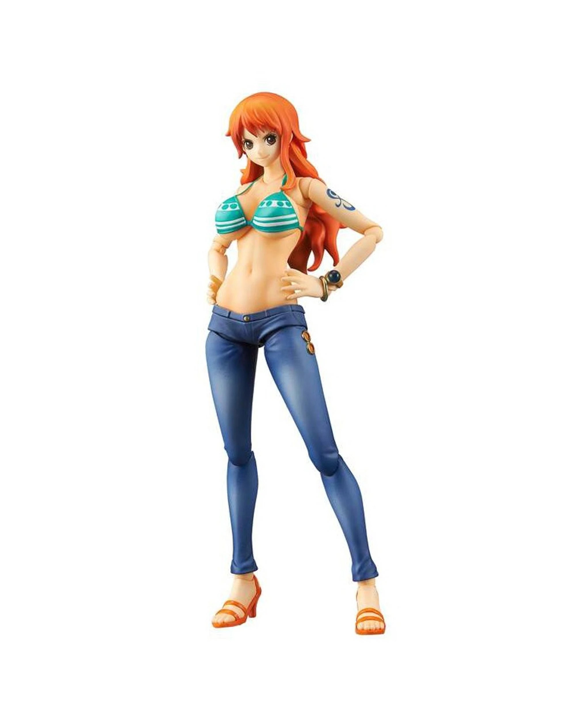 5 Banpresto Variable Action Heroes One Piece Nami Figure, 5 of 7