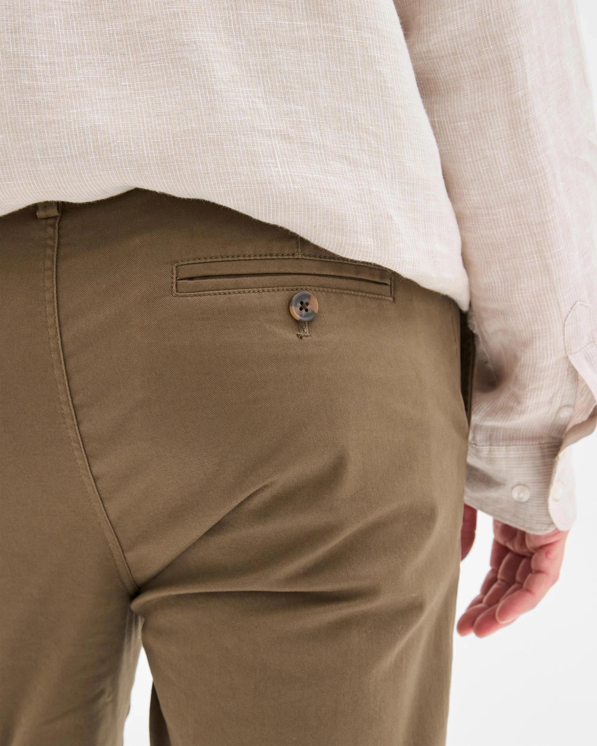 5 Target Australian Cotton Rich Straight Chino Pants DK MUSHROOM, 5 of 6