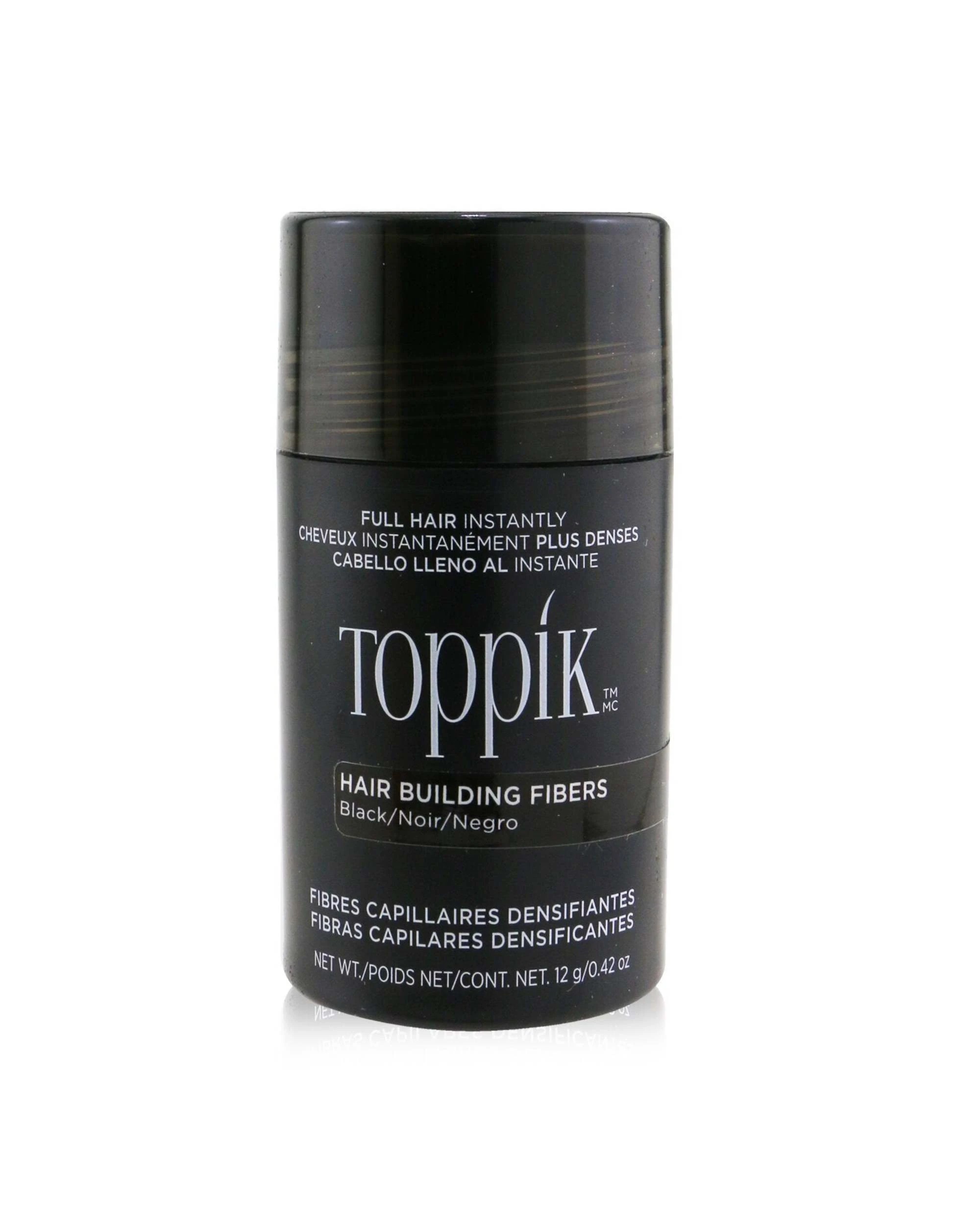 2 Toppik Hair Building Fibers - # Black  55g/1.94oz, 2 of 4