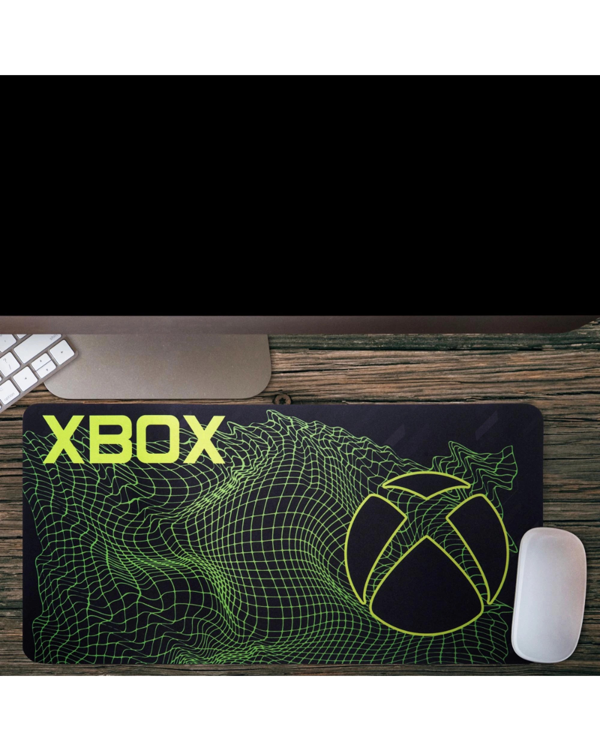 3 Ukonic Xbox Black and Green Gaming Desk Mat - Multi, 3 of 5