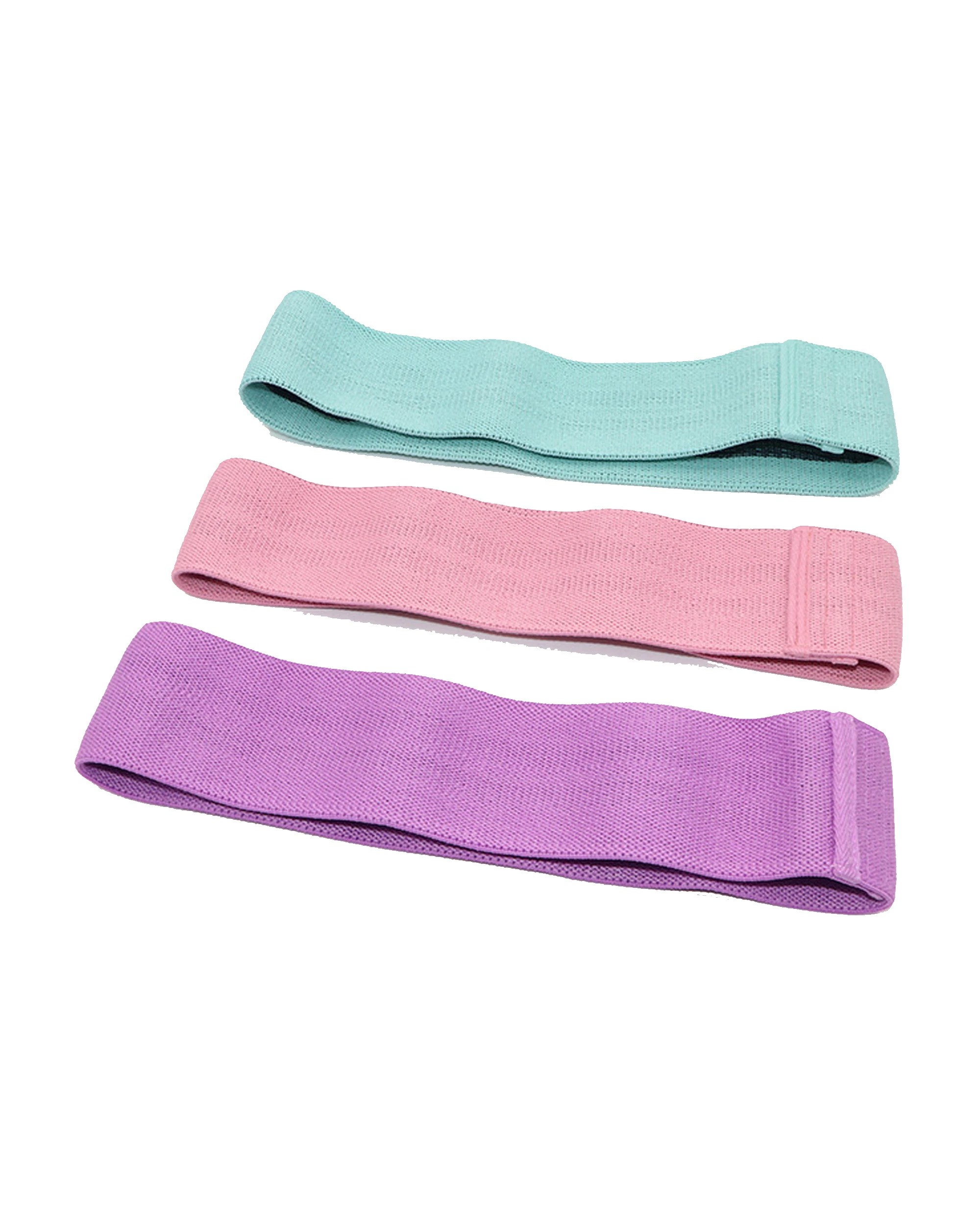 2 TODO 3 pcs Hip Loop Exercise Resistance Band Booty Legs Trainer 3 Resistance Levels - Multi, 2 of 3
