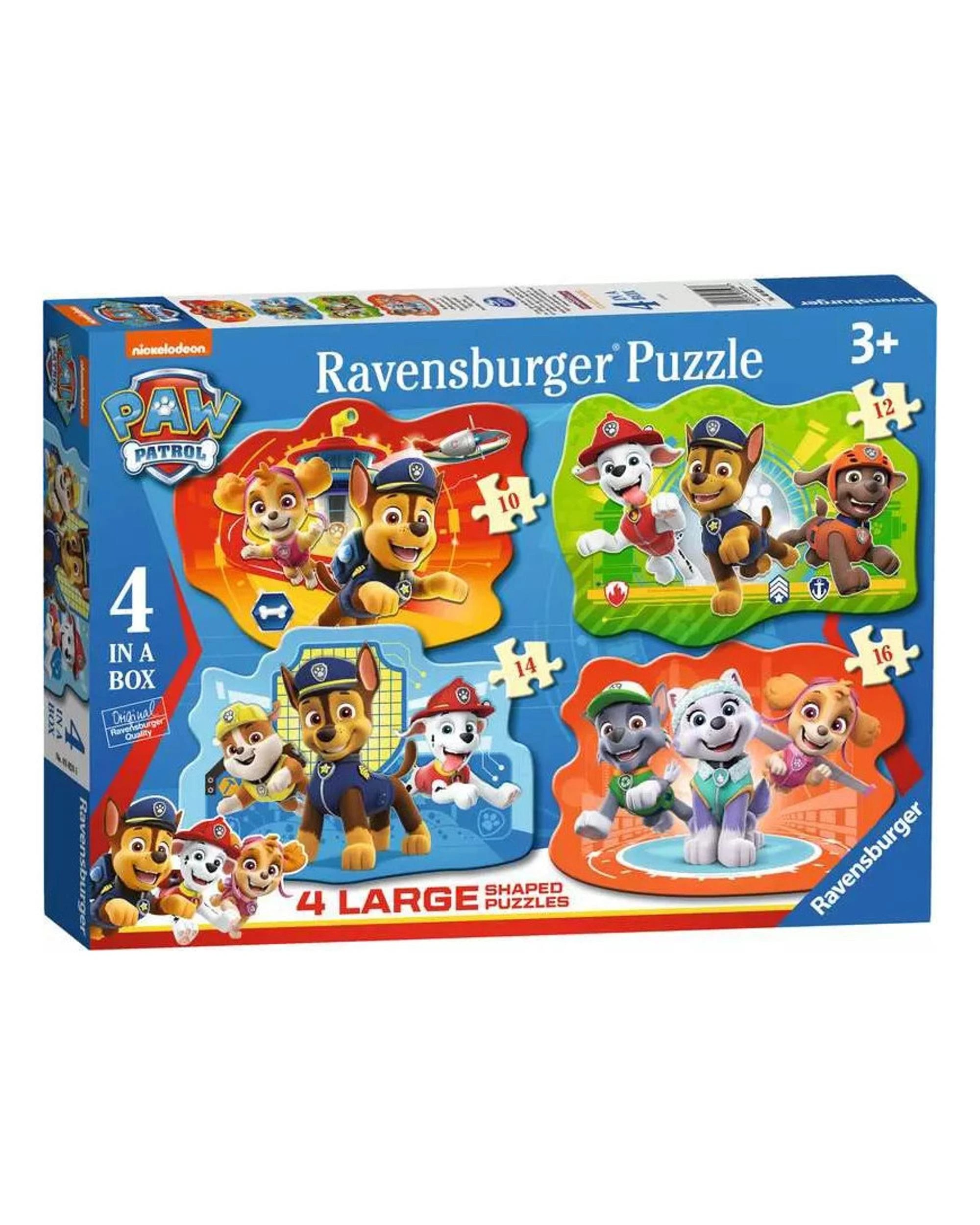 1 Ravensburger Paw Patrol 4 In A Box 10/12/14/16 Piece Puzzle, 1 of 5