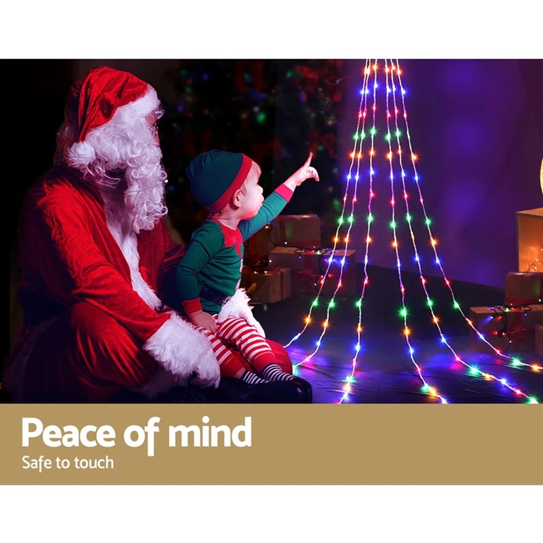 6 Jingle Jollys 5M Christmas Lights String Light 320 LED - Multi, 6 of 7