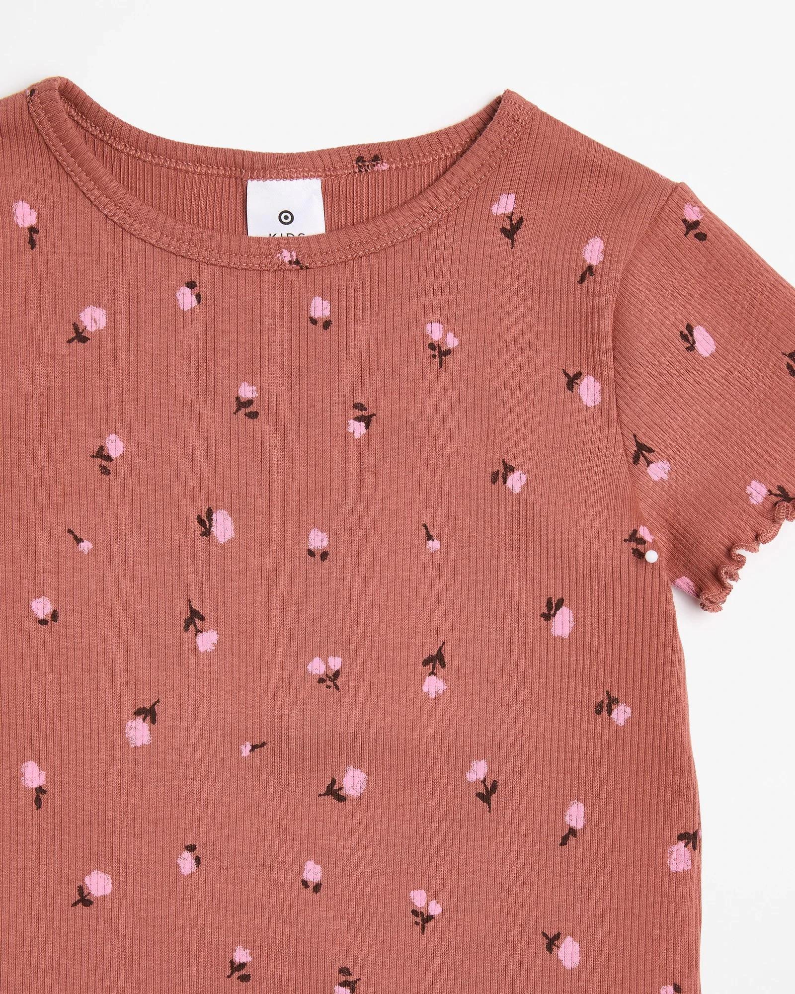 5 Target Australian Cotton Rib T-shirt TERRACOTTA, 5 of 5