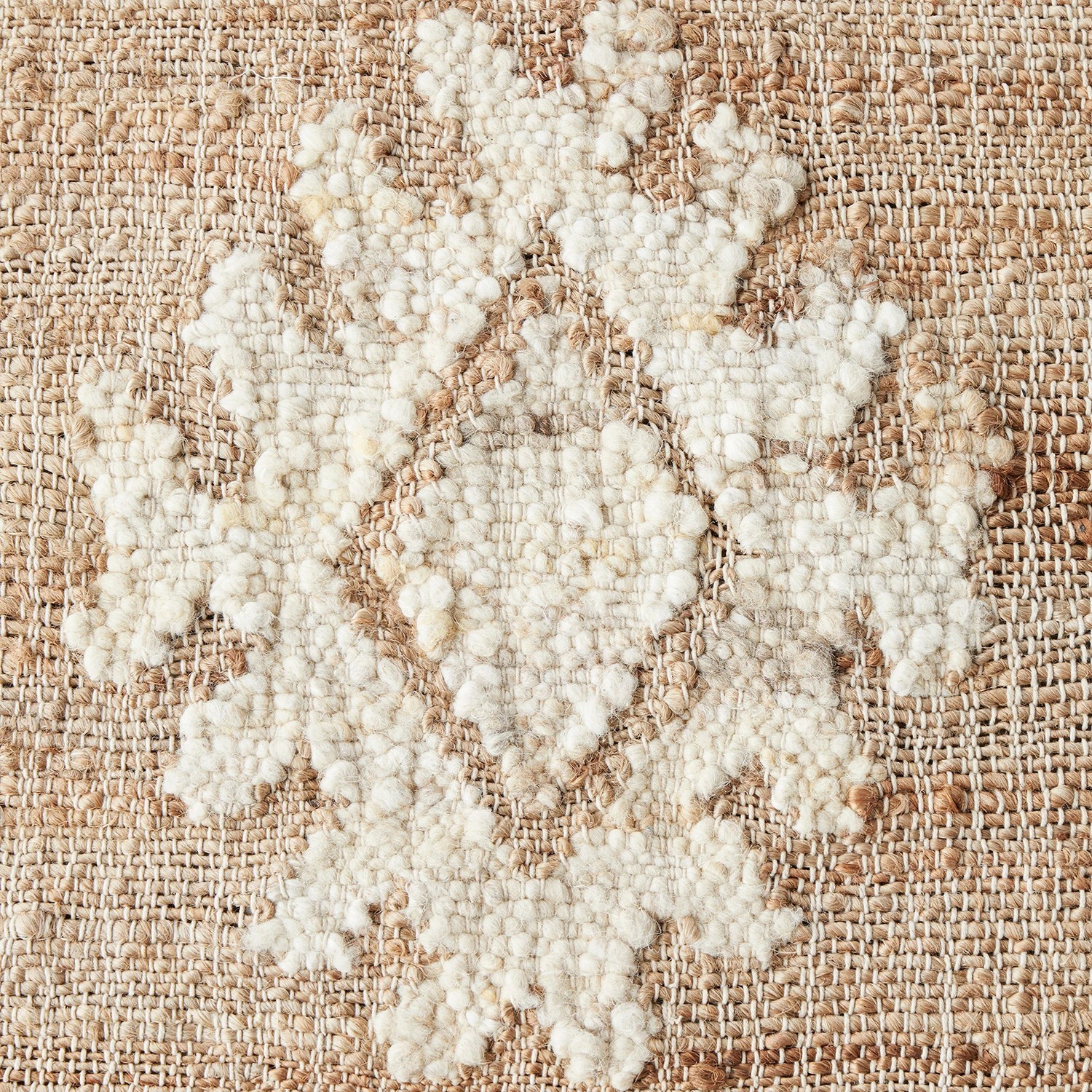 4 Common Ground Rugs Kalahari Carla 225x155cm - Medium Hand Woven Wool & Jute Floor Rug - Beige, 4 of 8