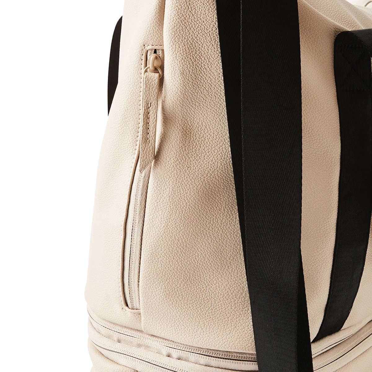 7 PU Weekender Bag - Beige, 7 of 10