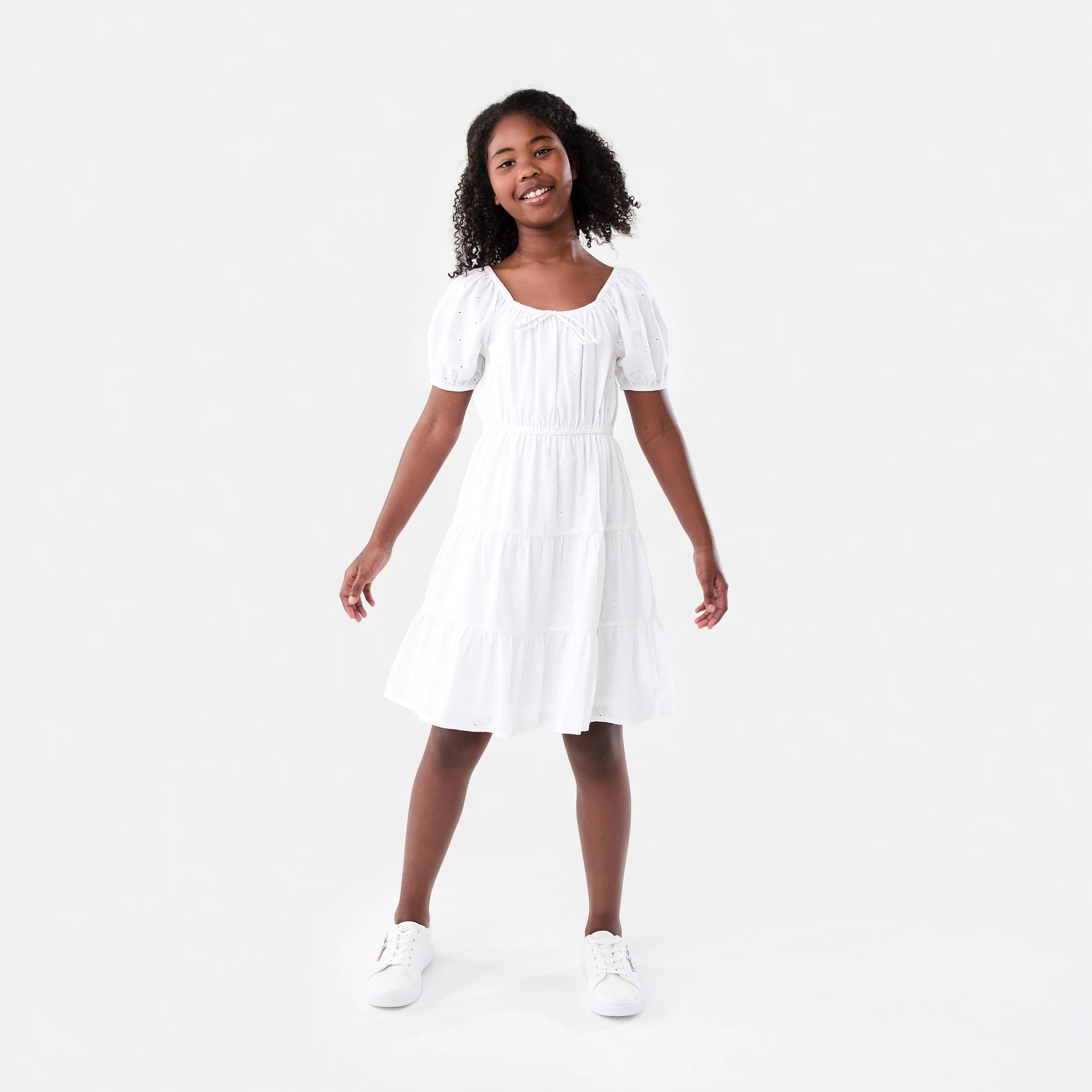7 Broderie Dress White, 7 of 8